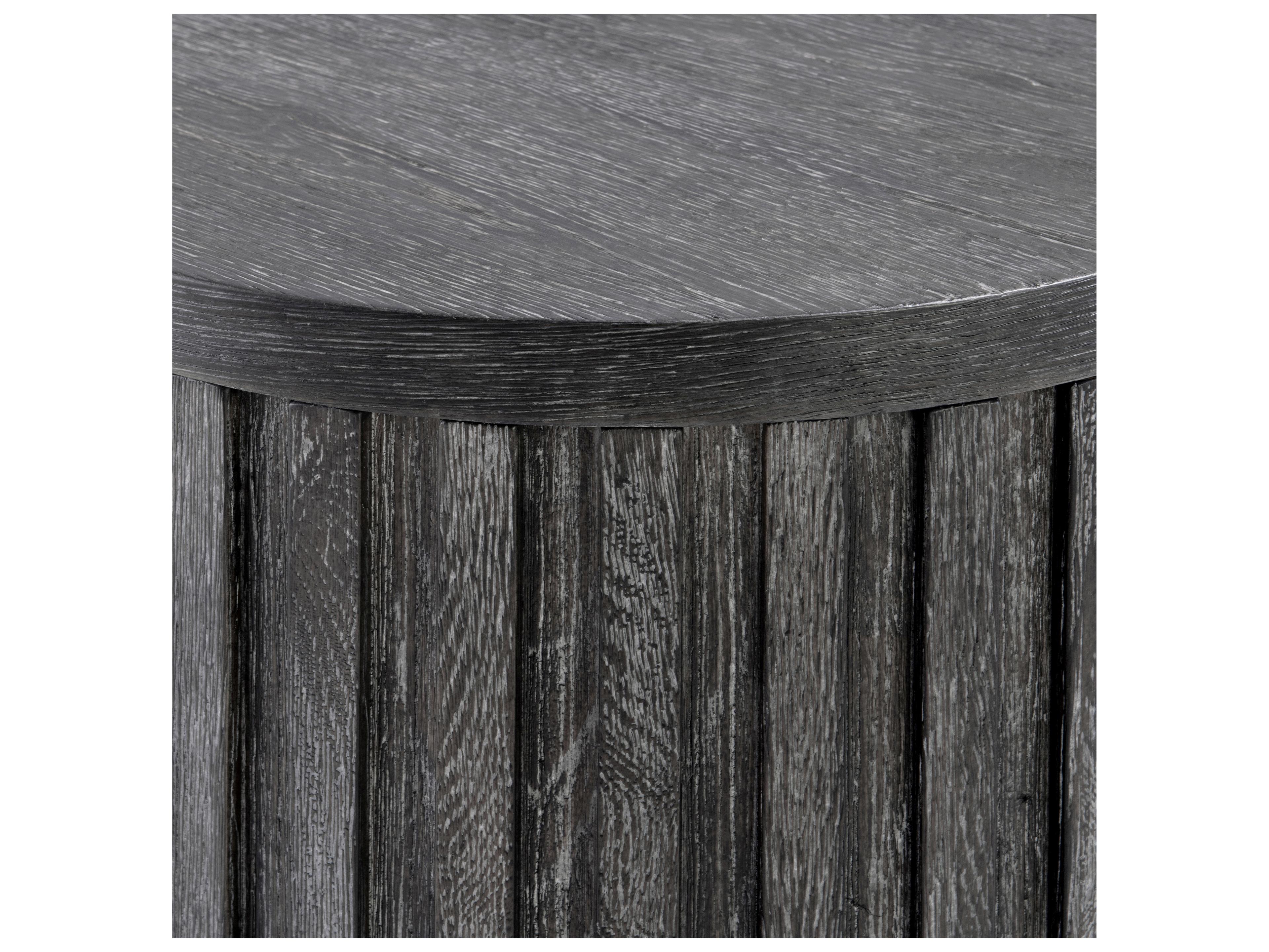 Bernhardt Menton Round Wood End Table