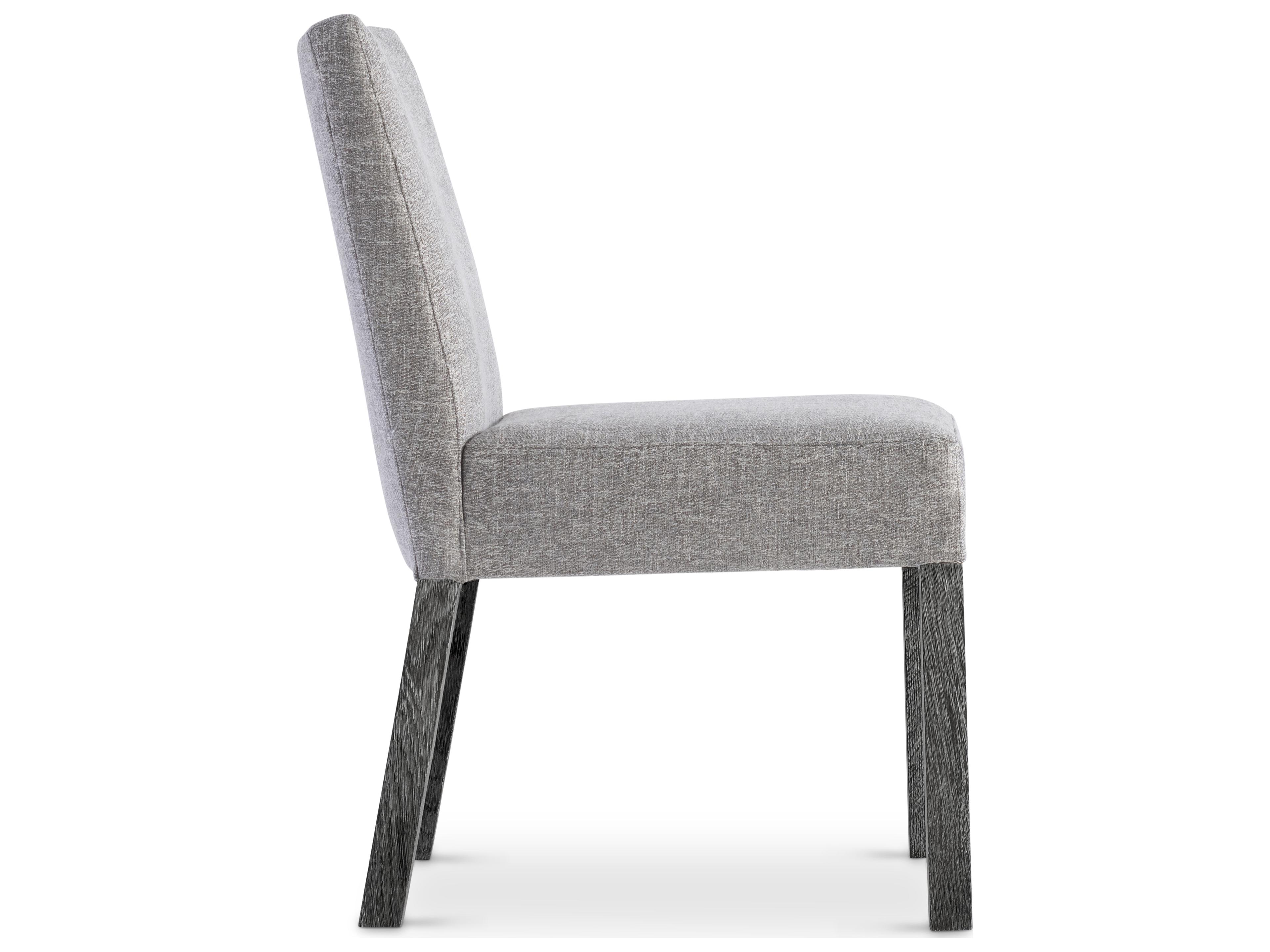 Bernhardt Menton Gray Upholstered Armless Dining Chair