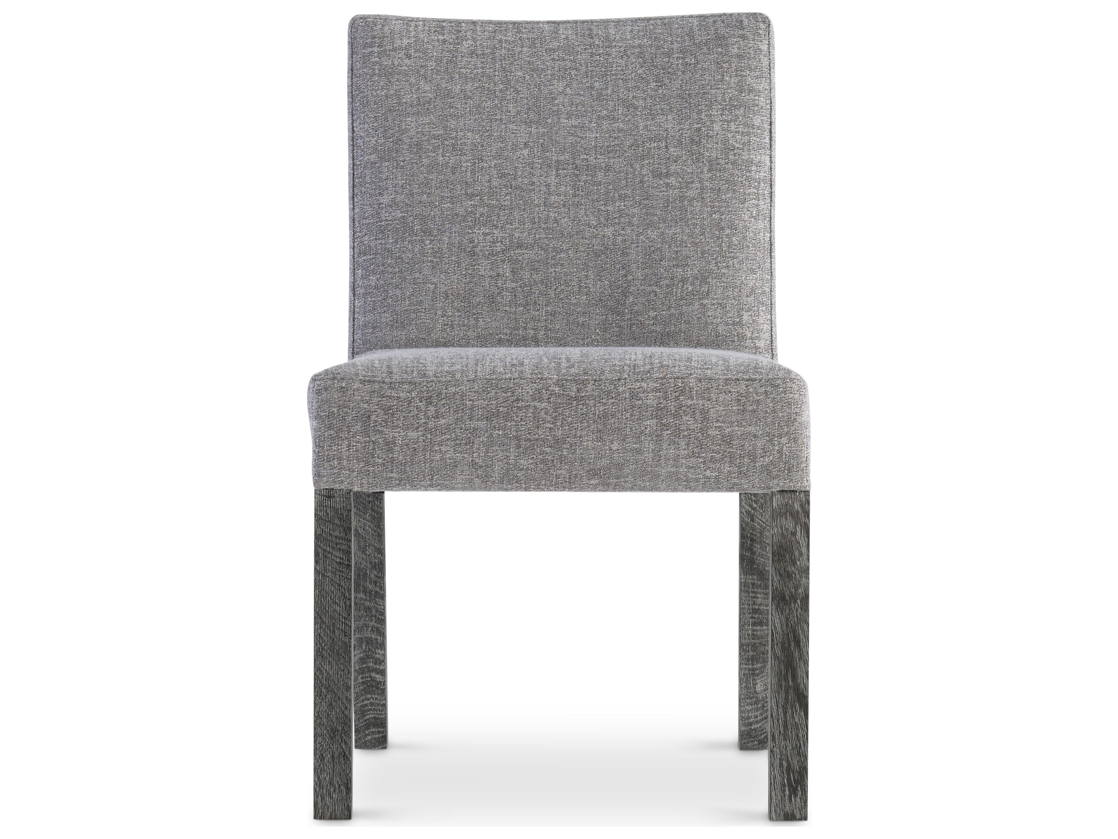 Bernhardt Menton Gray Upholstered Armless Dining Chair