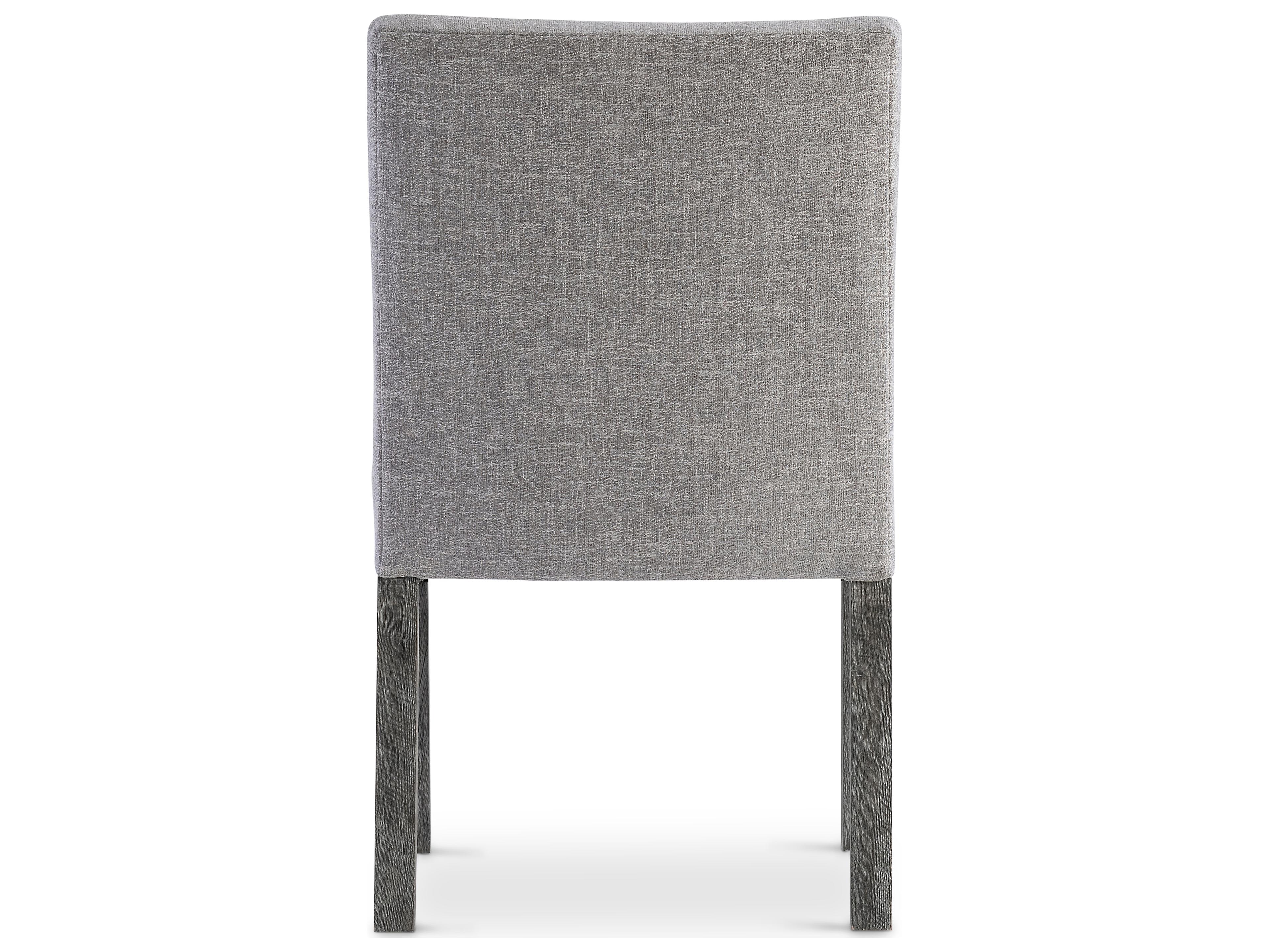 Bernhardt Menton Gray Upholstered Armless Dining Chair