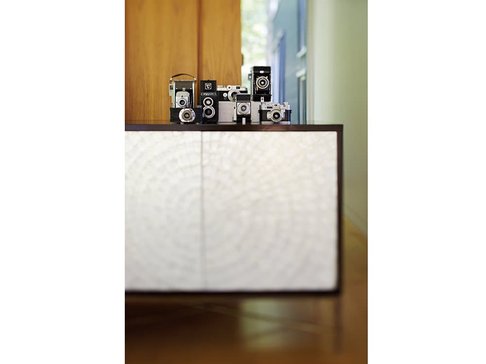 Bernhardt Adagio 82" Solid Wood Capiz Espresso Buffet