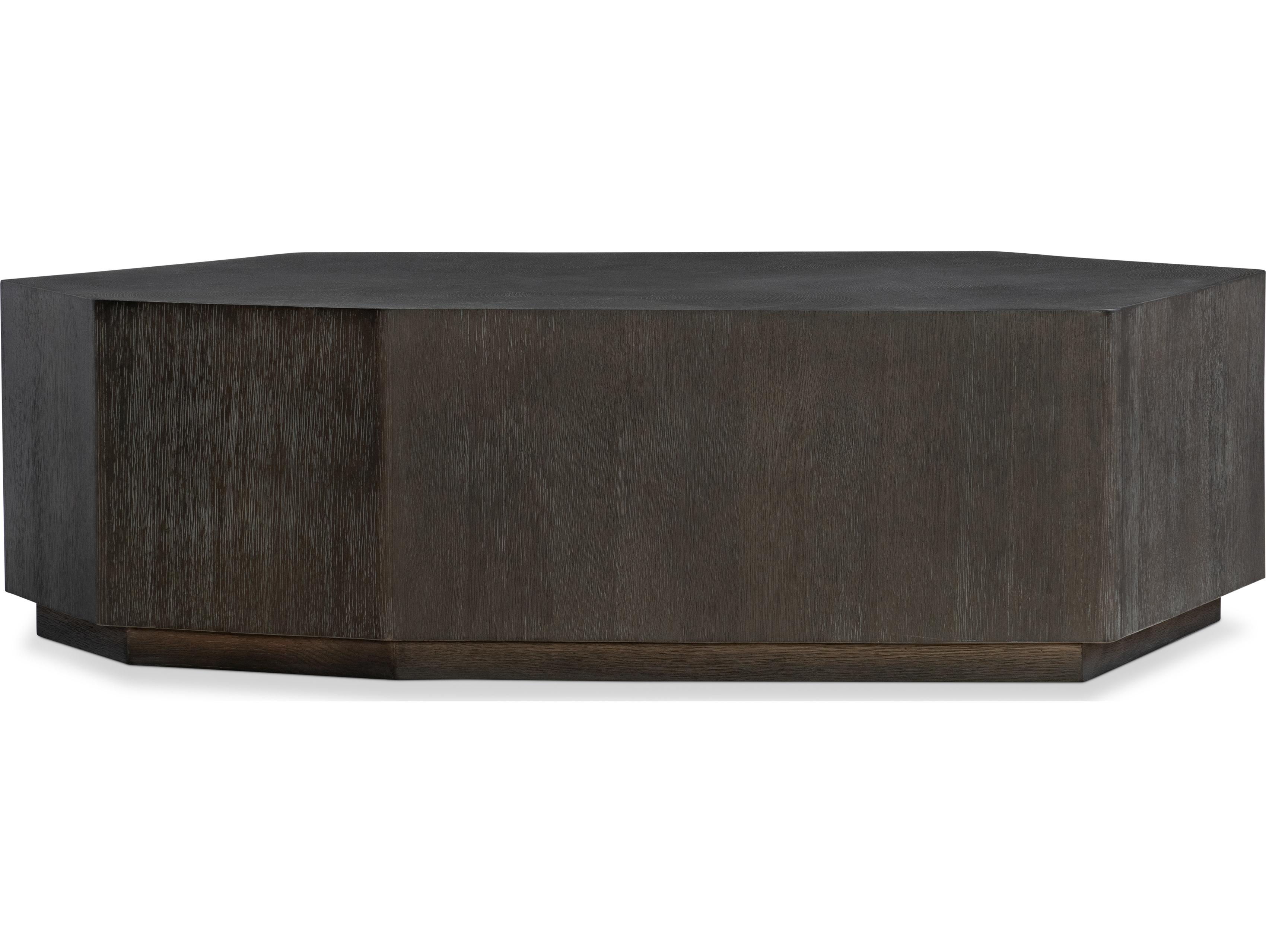 Bernhardt Alton Hexagon Wood Coffee Table