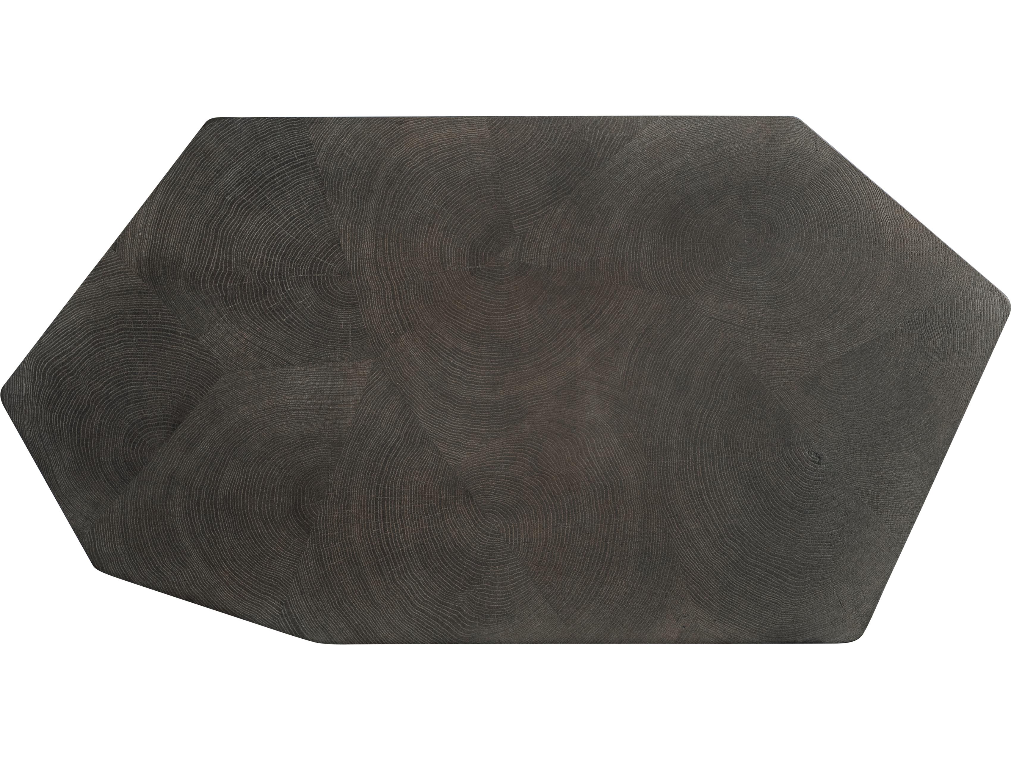Bernhardt Alton Hexagon Wood Coffee Table