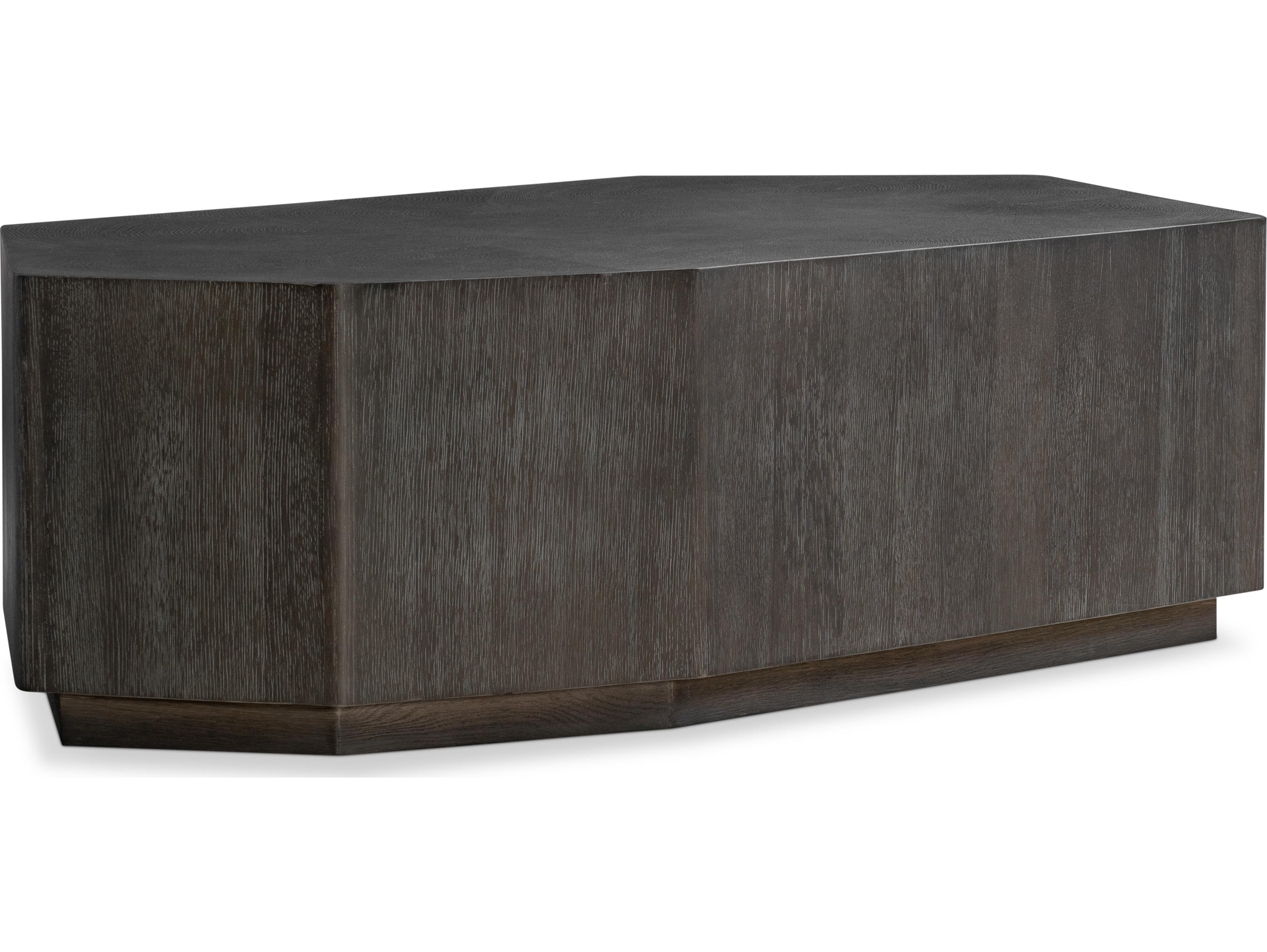 Bernhardt Alton Hexagon Wood Coffee Table