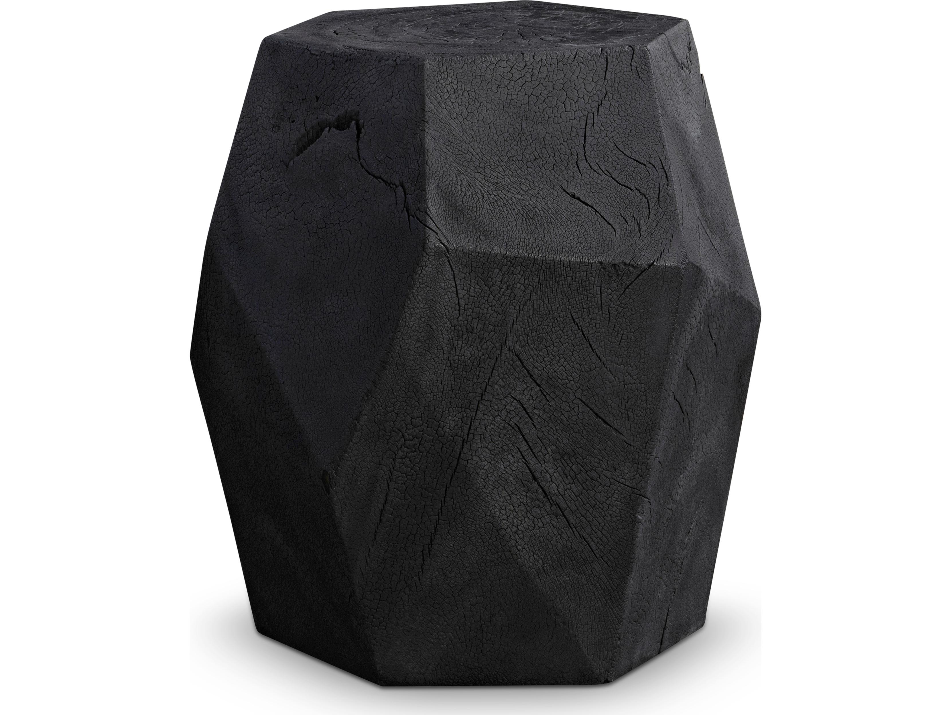 Bernhardt Dee Hexagon Wood End Table