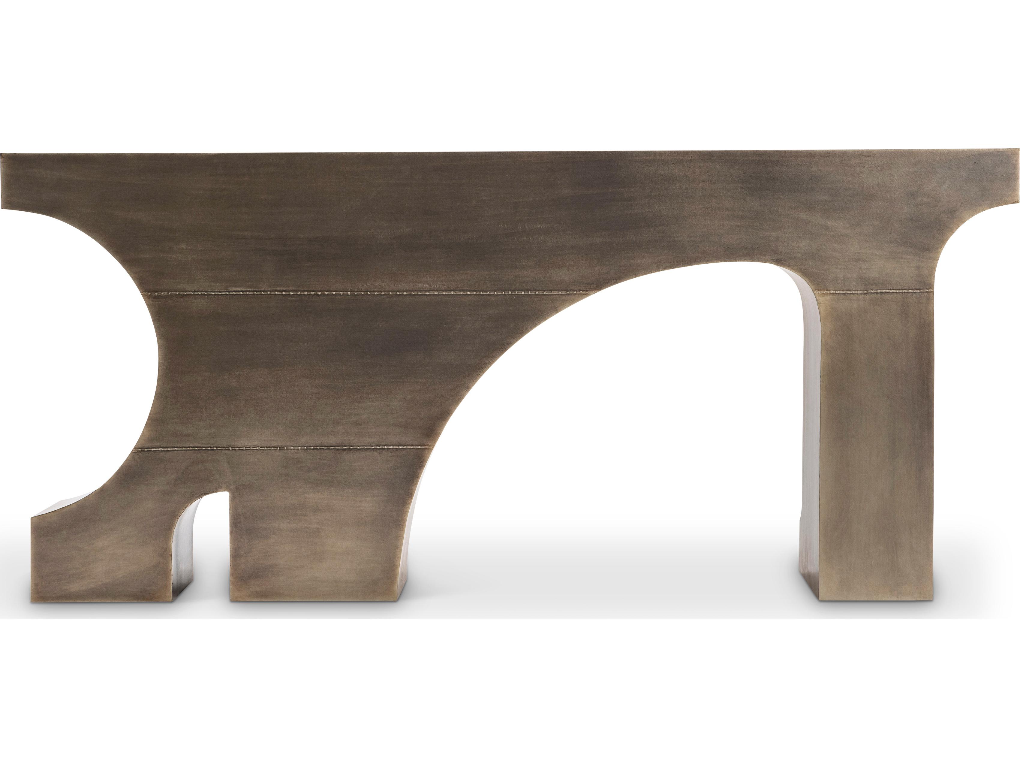 Bernhardt Argos Rectangular Metal Console Table