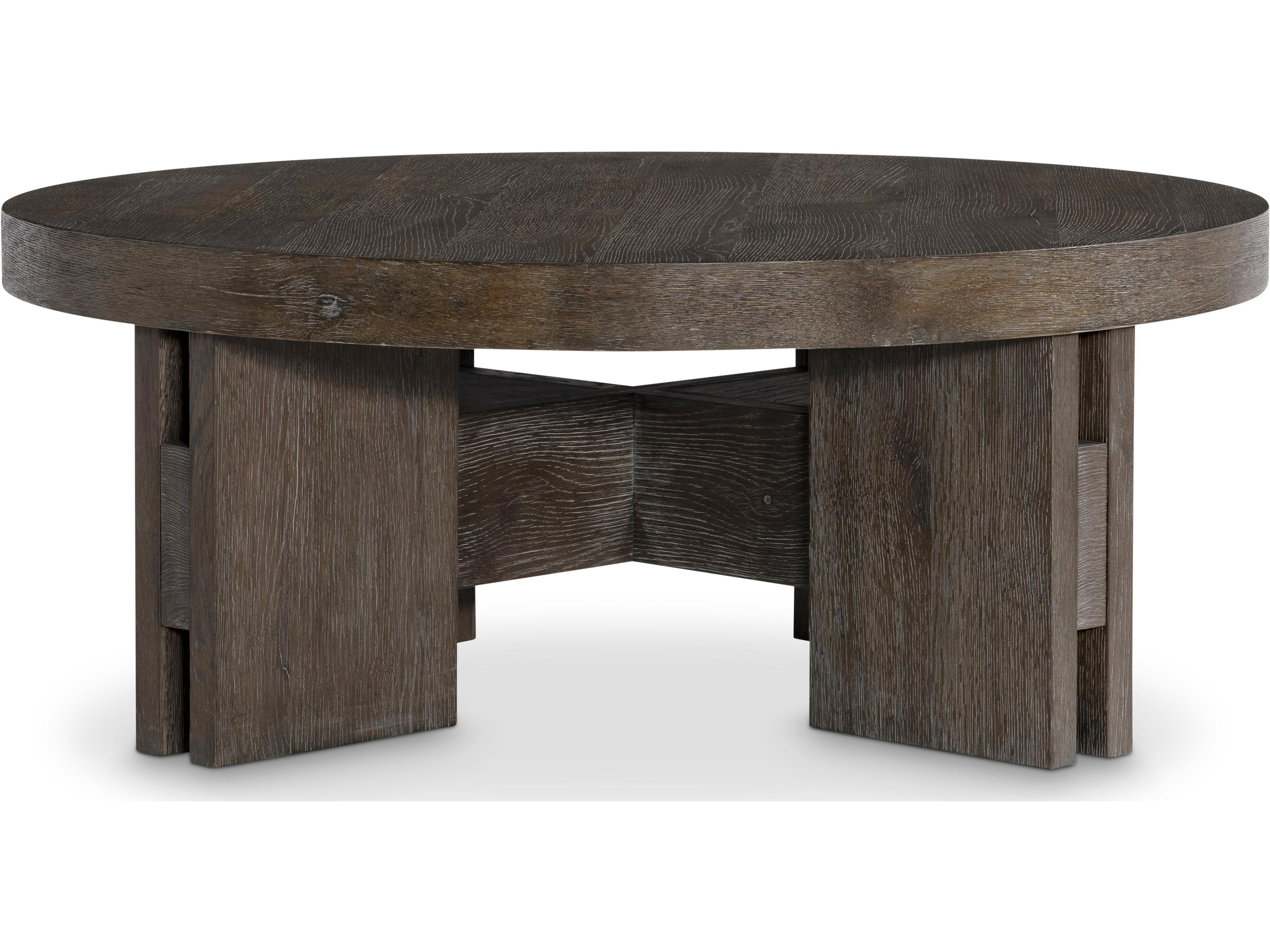Bernhardt Outline Round Wood Coffee Table