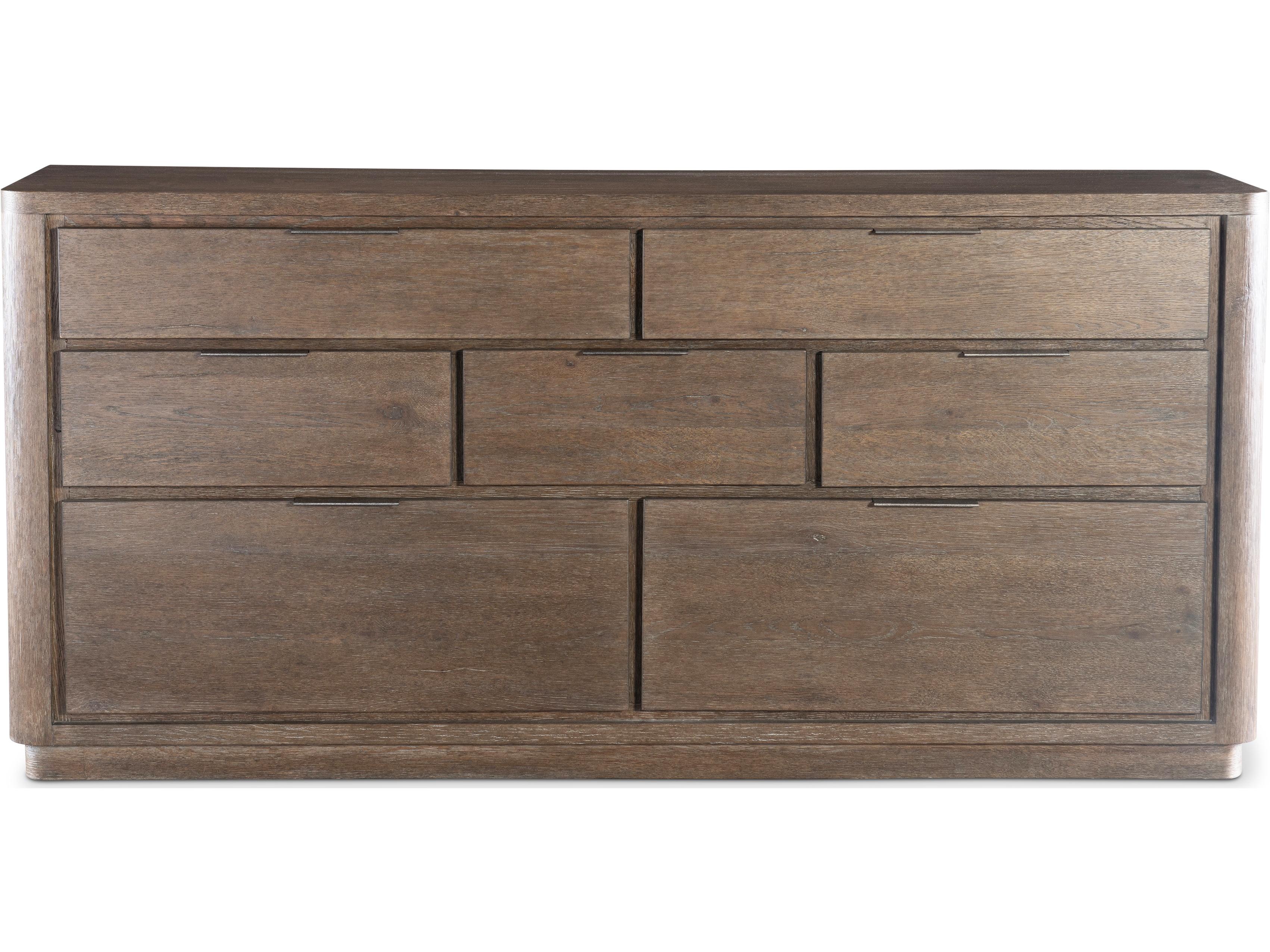 Bernhardt Outline 7-Drawers Brown Double Dresser