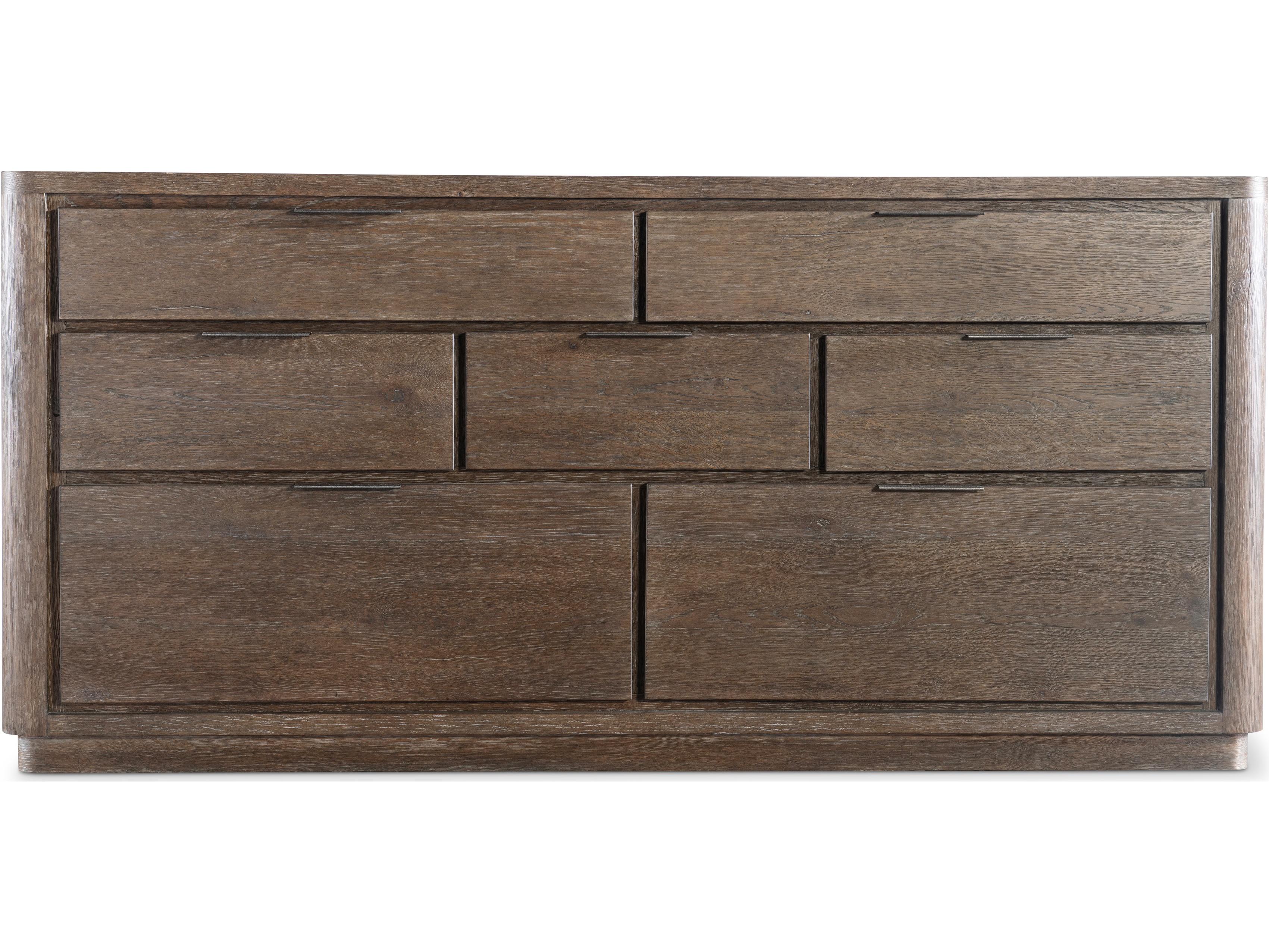 Bernhardt Outline 7-Drawers Brown Double Dresser