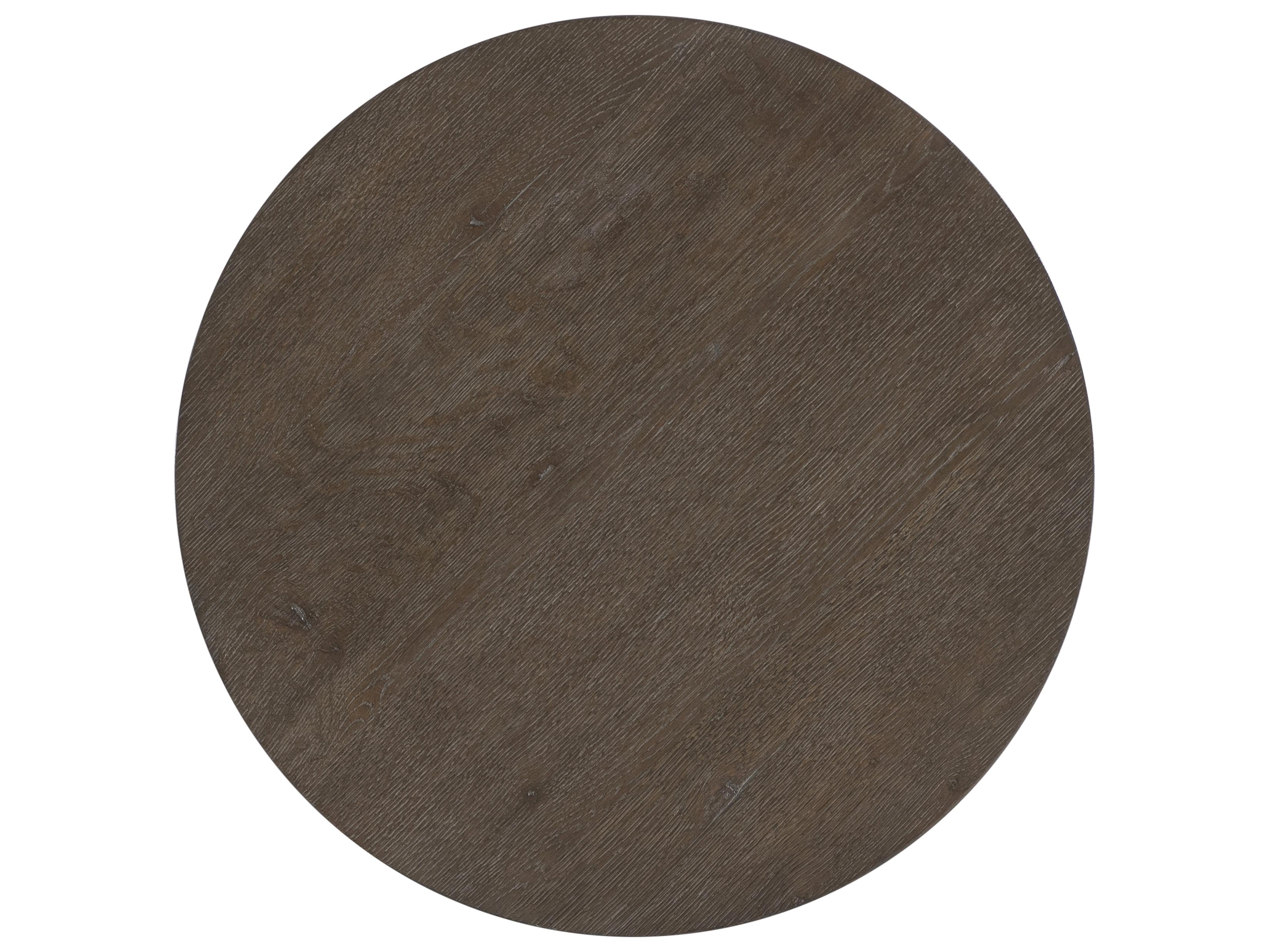 Bernhardt Outline Round Wood End Table