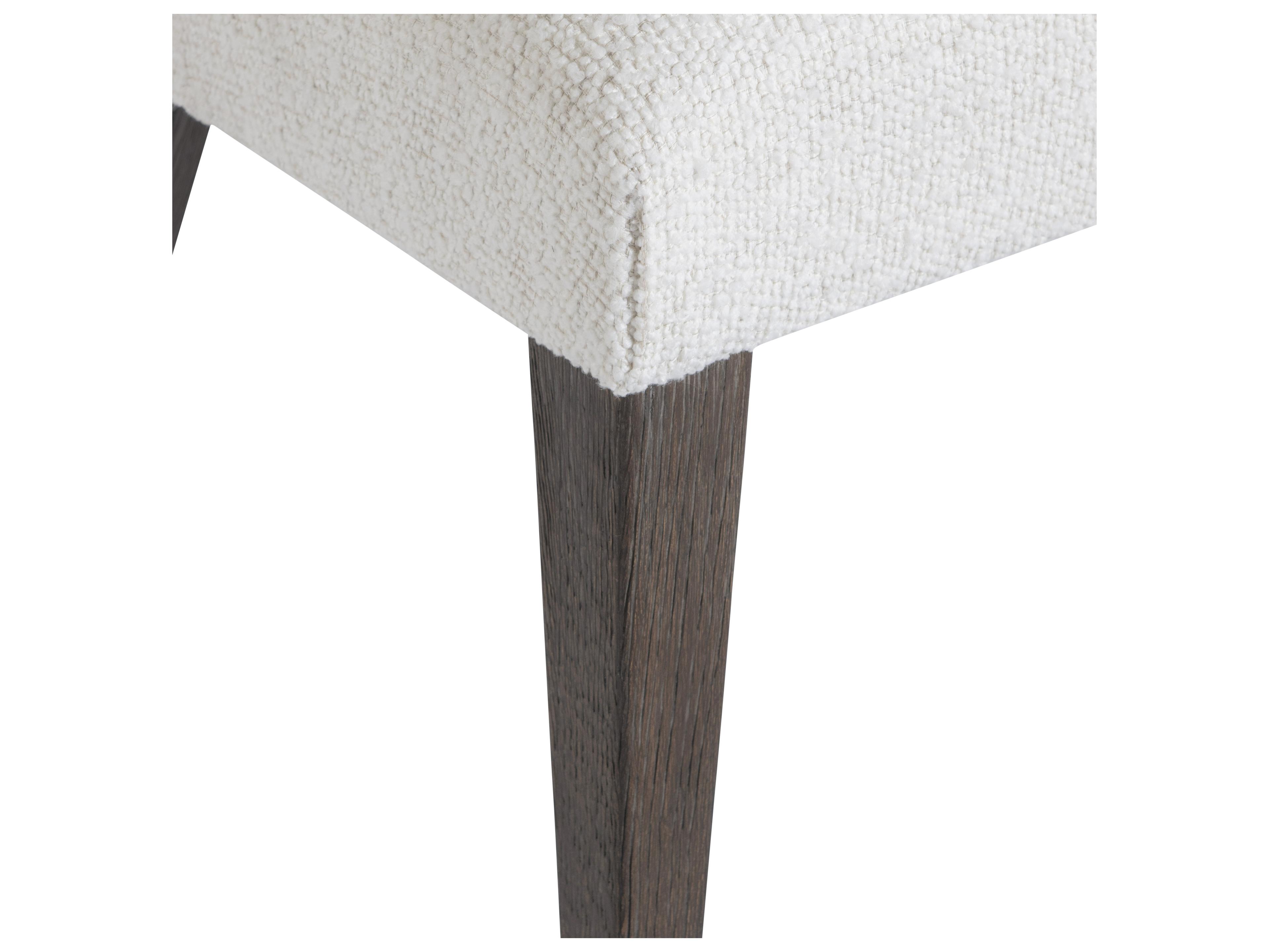 Bernhardt Outline Beige Upholstered Armless Dining Chair