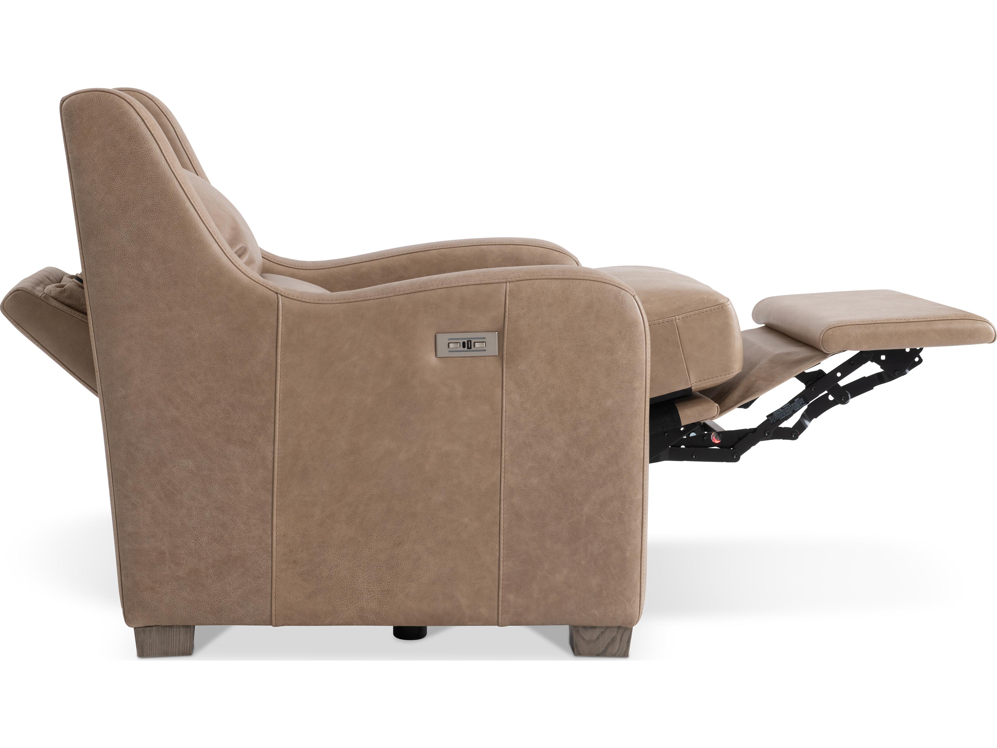 Bernhardt Ventura Beige Leather Recliner