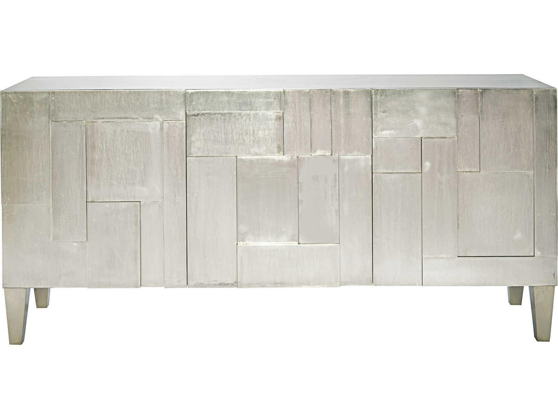 Bernhardt Interiors Casegoods Carleton 72" German Silver Entertainment Console Table