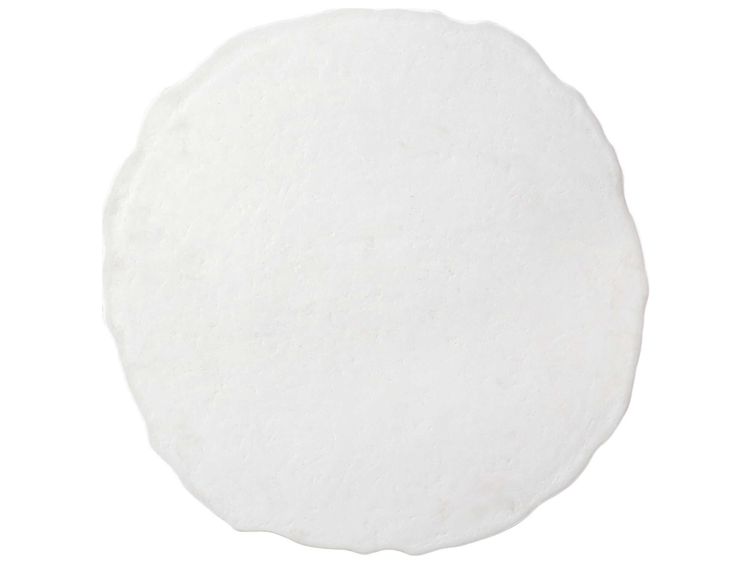 Bernhardt Interiors Casegoods Arbor Round Chalky White Chairside Table