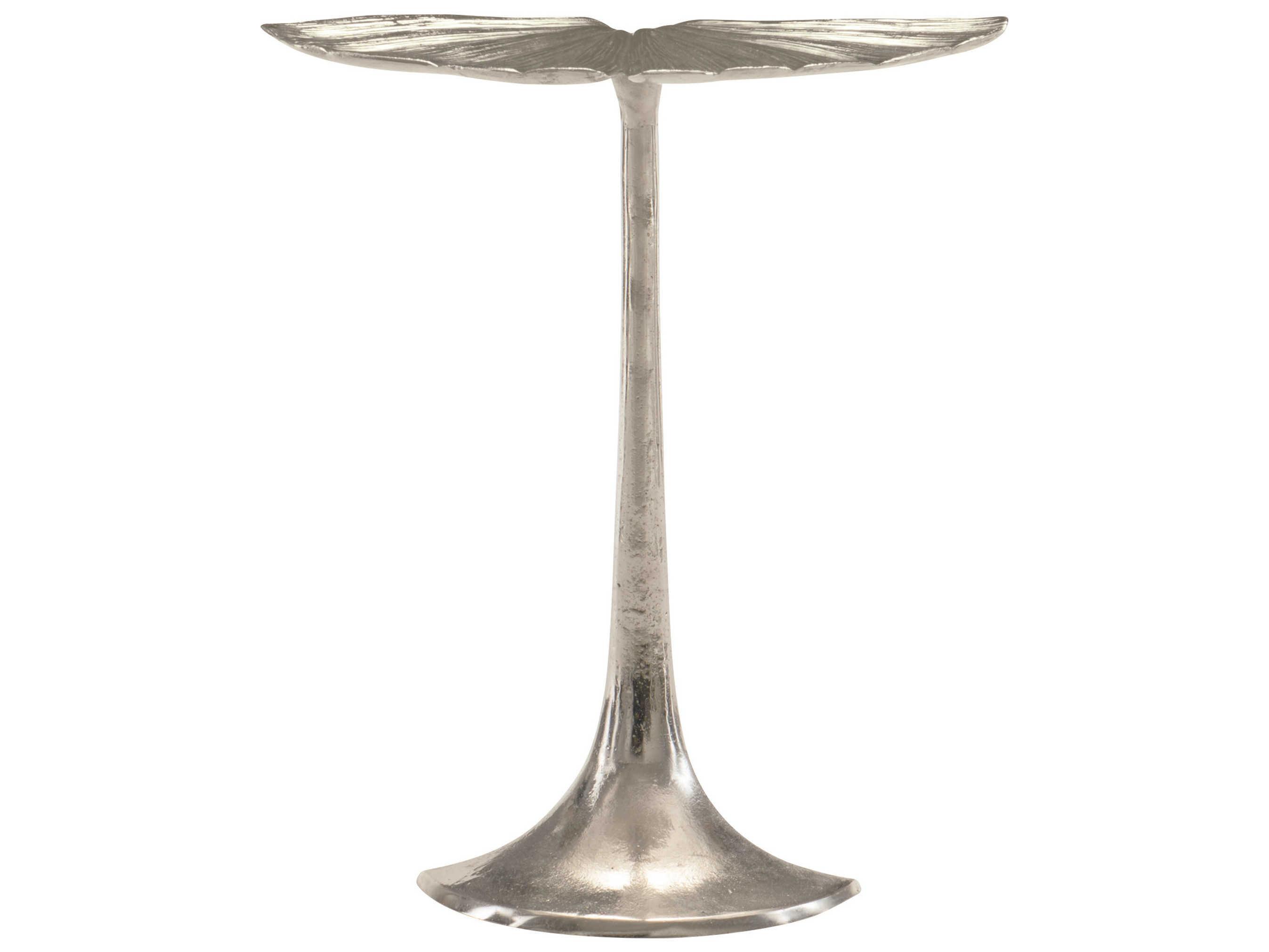 Bernhardt Interiors Casegoods Annabella Metal Satin Nickel Accent Table