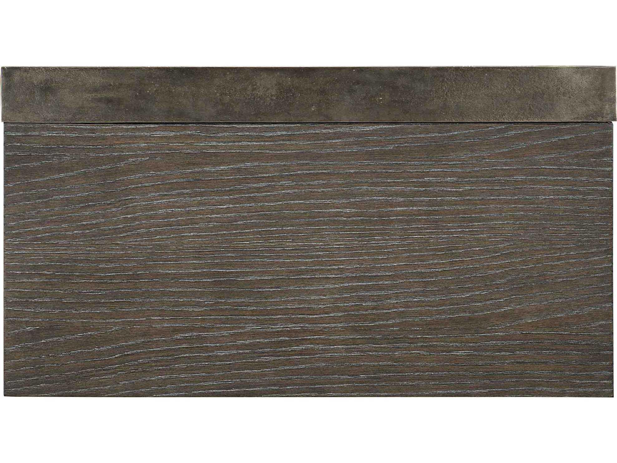 Bernhardt Interiors Casegoods Dixon 2-Drawers Gray Oak Wood Nightstand