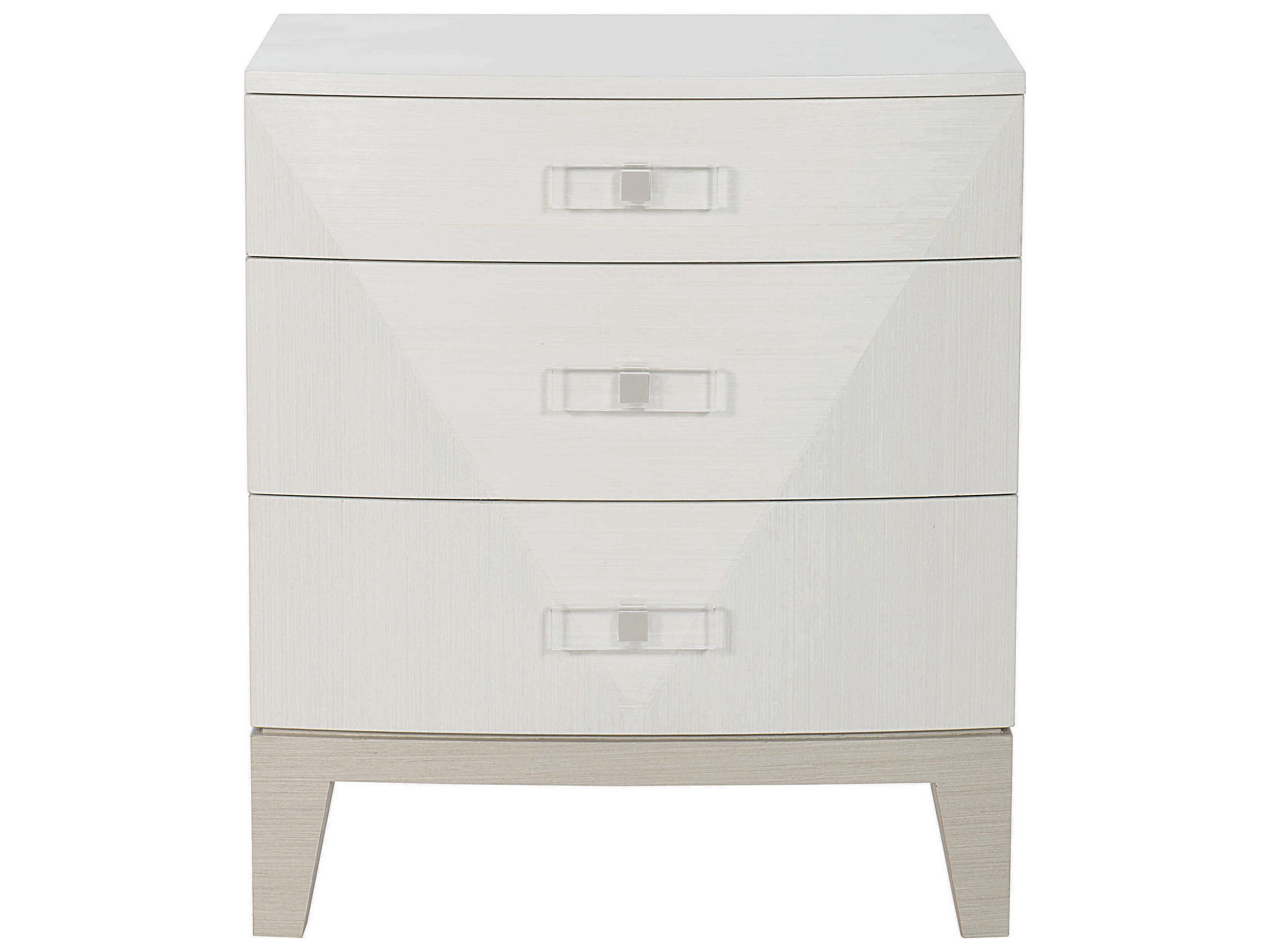 Bernhardt Axiom 3-Drawers Poplar Wood Nightstand