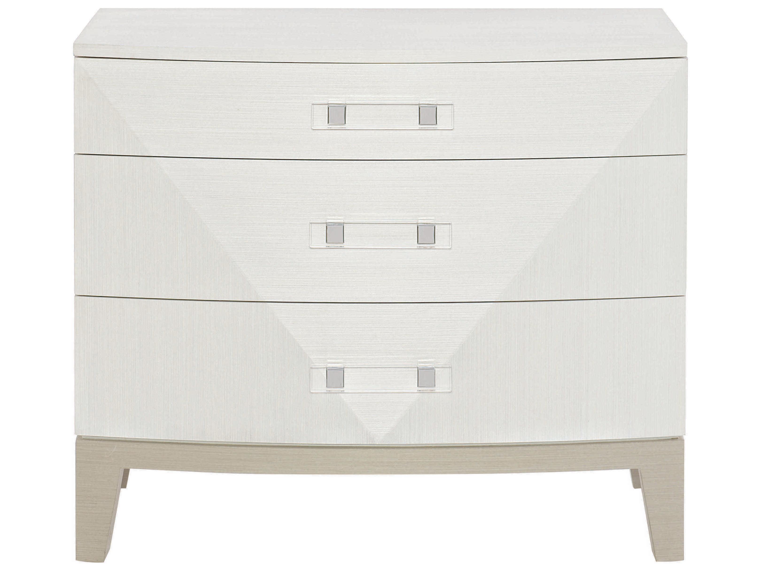 Bernhardt Axiom 3-Drawers Poplar Wood Nightstand