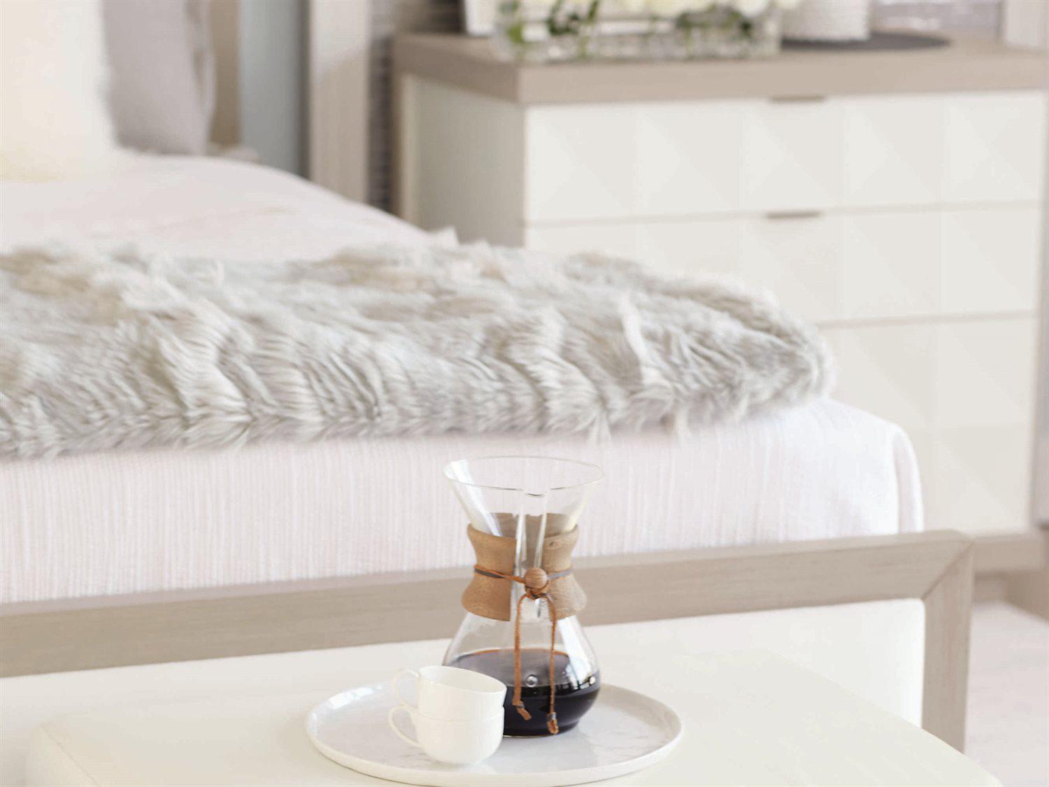 Bernhardt Axiom 3-Drawers Poplar Wood Nightstand