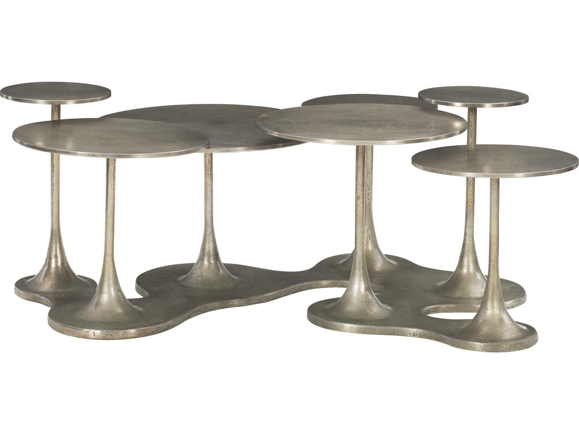 Bernhardt Interiors Circlet Metal Graphite Cocktail Table