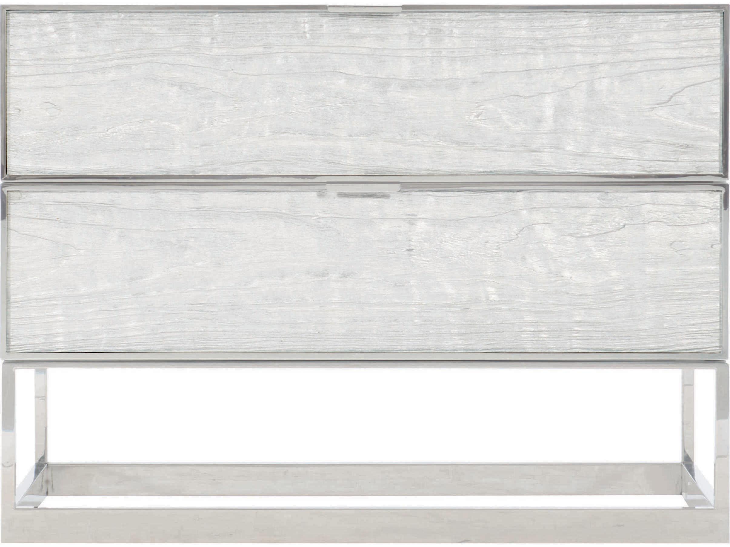 Bernhardt Interiors Parkhurst 2-Drawers White Nightstand