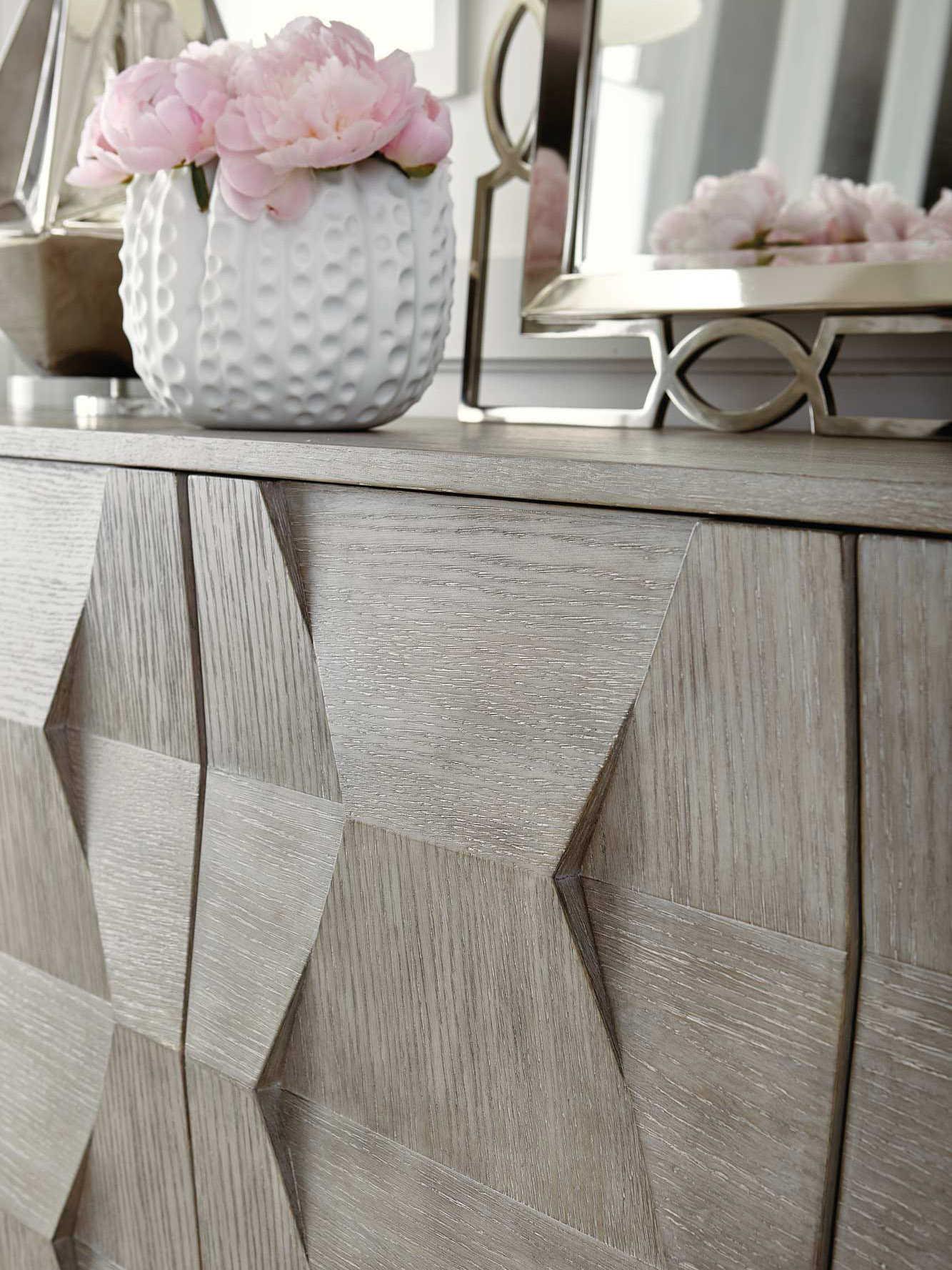 Bernhardt Linea 8-Drawers Gray Oak Wood Double Dresser