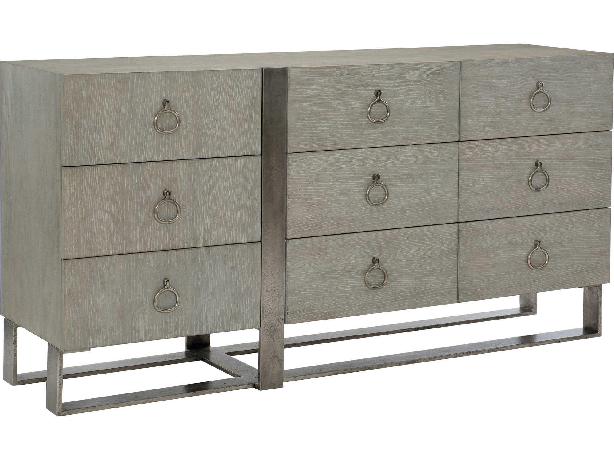Bernhardt Linea 9-Drawers Gray Oak Wood Dresser