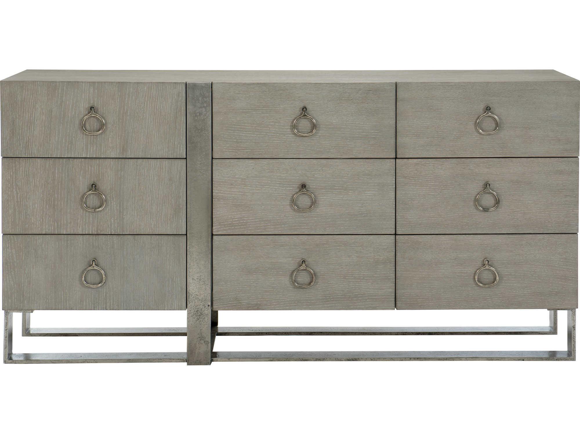 Bernhardt Linea 9-Drawers Gray Oak Wood Dresser