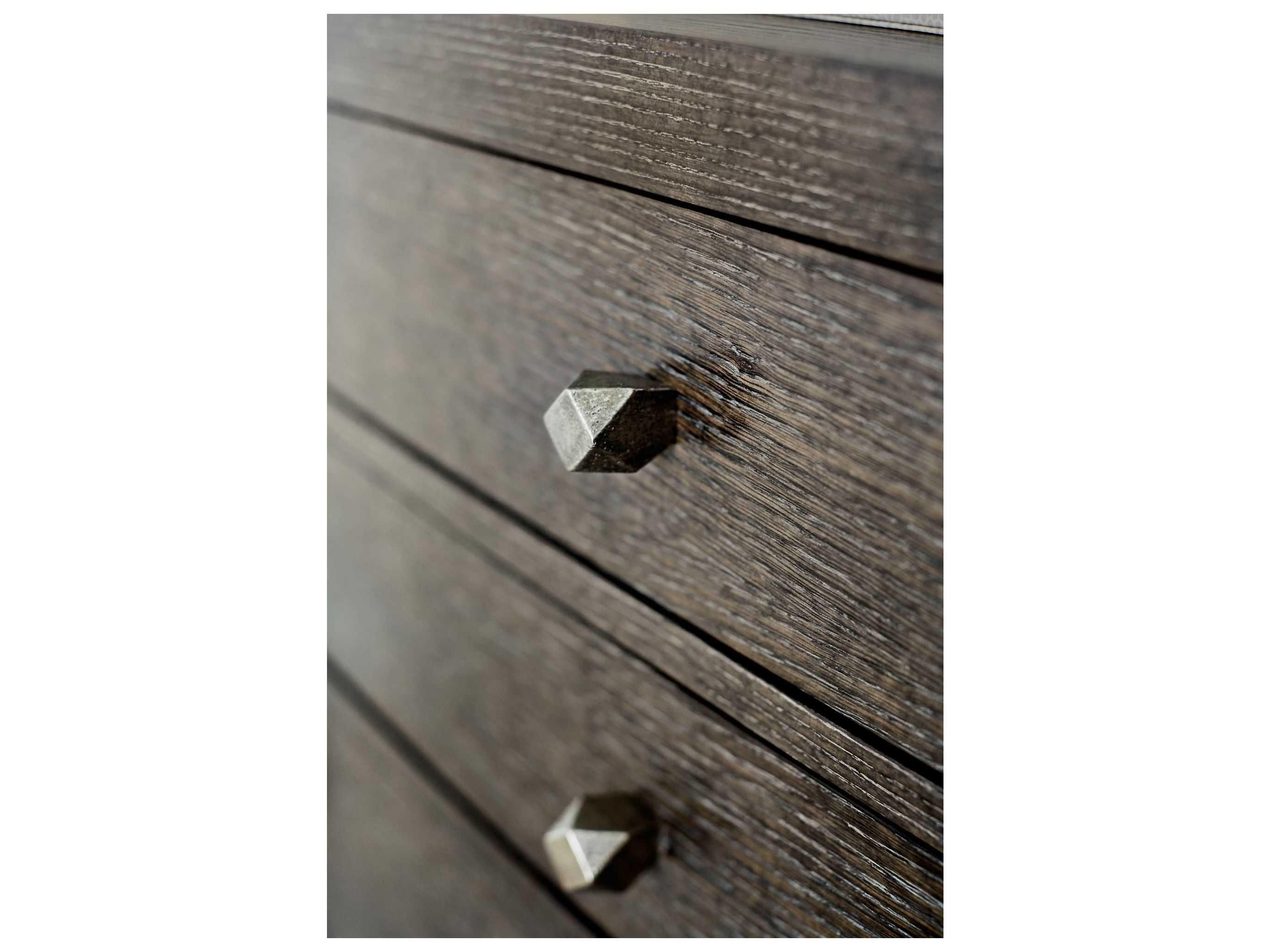 Bernhardt Linea 8-Drawers Brown Oak Wood Double Dresser