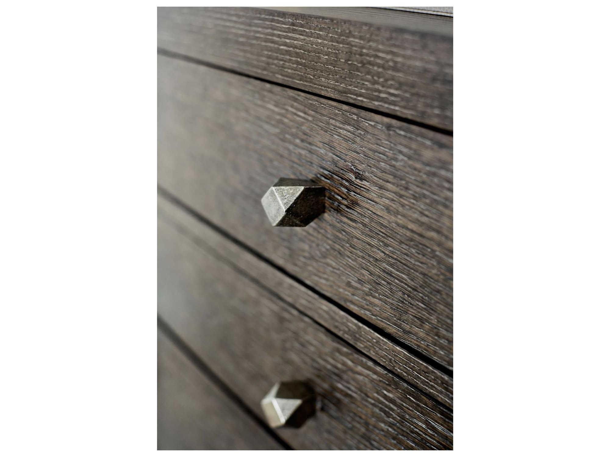 Bernhardt Linea 6-Drawers Brown Oak Wood Dresser