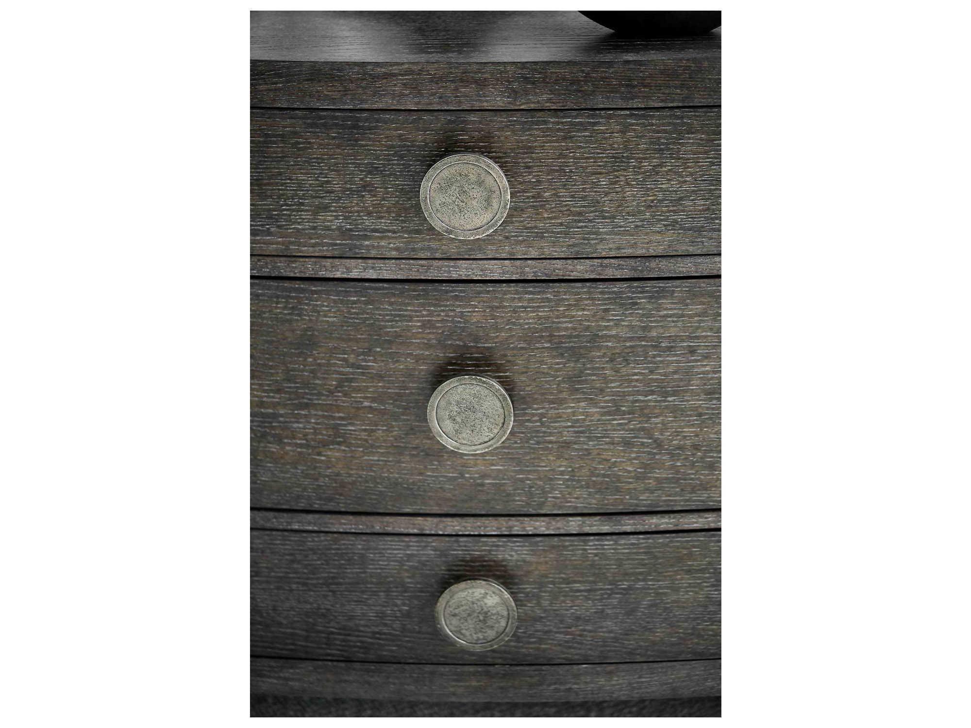 Bernhardt Linea 3-Drawers Brown Oak Wood Bachelor's Chest