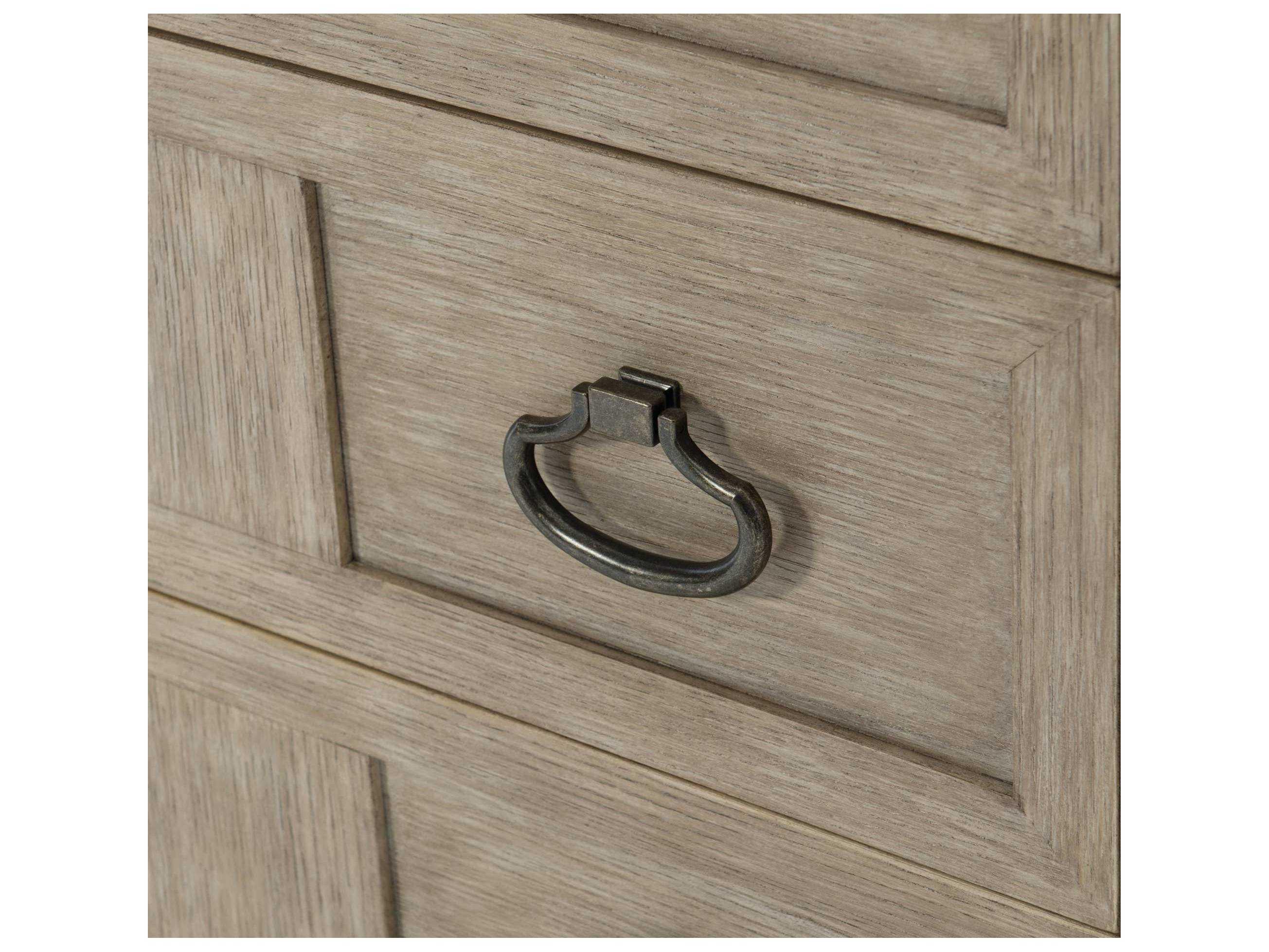 Bernhardt Santa Barbara 6-Drawers Brown Oak Wood Double Dresser