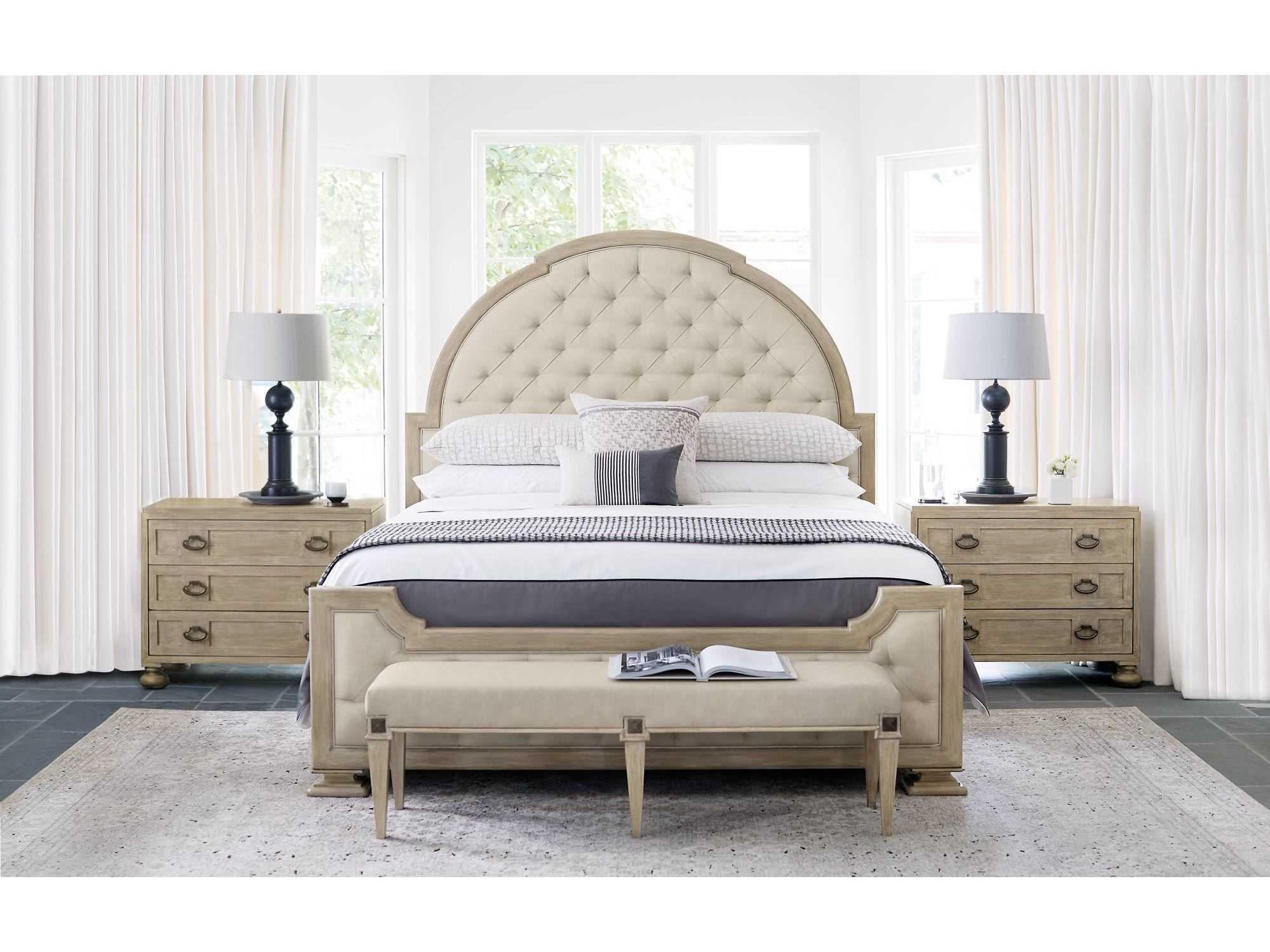 Bernhardt Santa Barbara 3-Drawers Brown Oak Wood Chest Bachelor's Chest