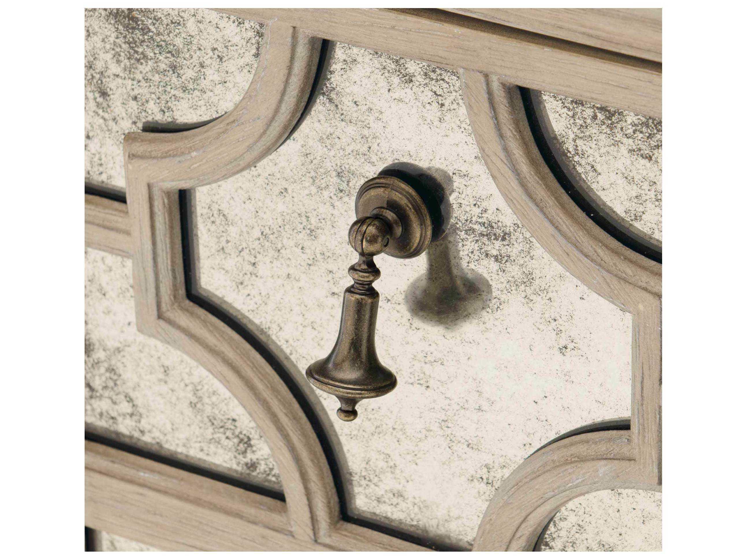 Bernhardt Santa Barbara 3-Drawers Brown Oak Wood Nightstand