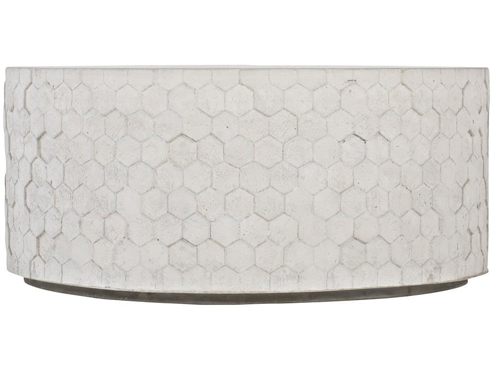 Bernhardt Athena Round Natural Concrete Cocktail Table