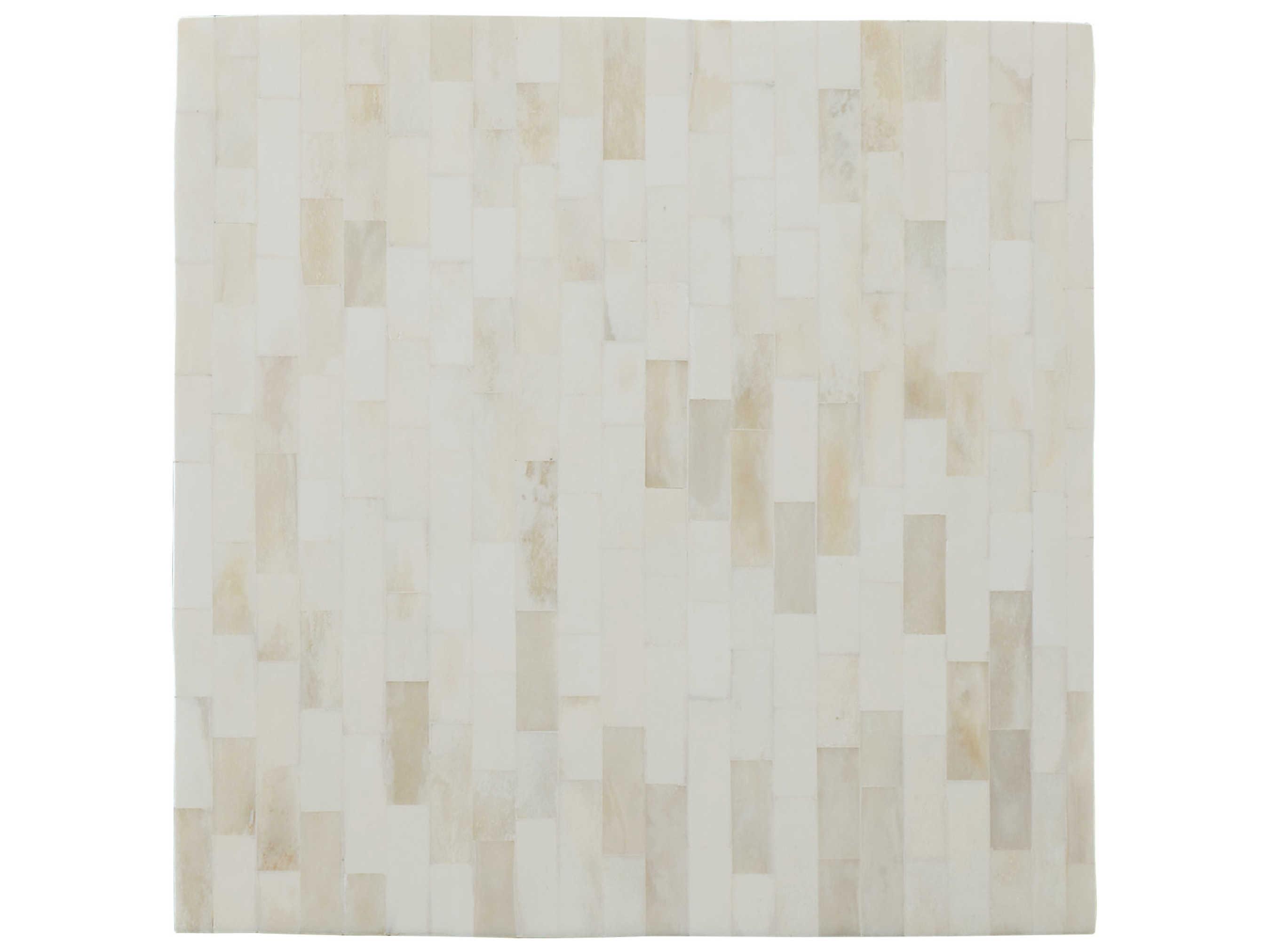 Bernhardt Interiors Cleo Square Gray White Drink Table