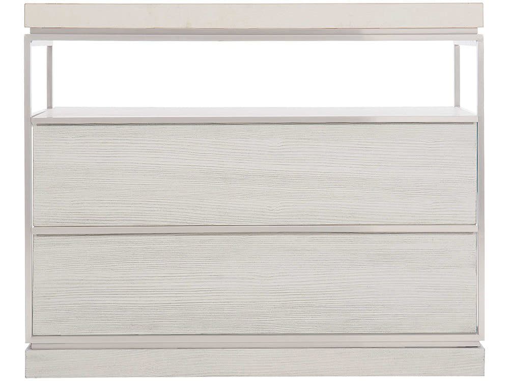 Bernhardt Interiors Bryne 2-Drawers Pine Wood Nightstand