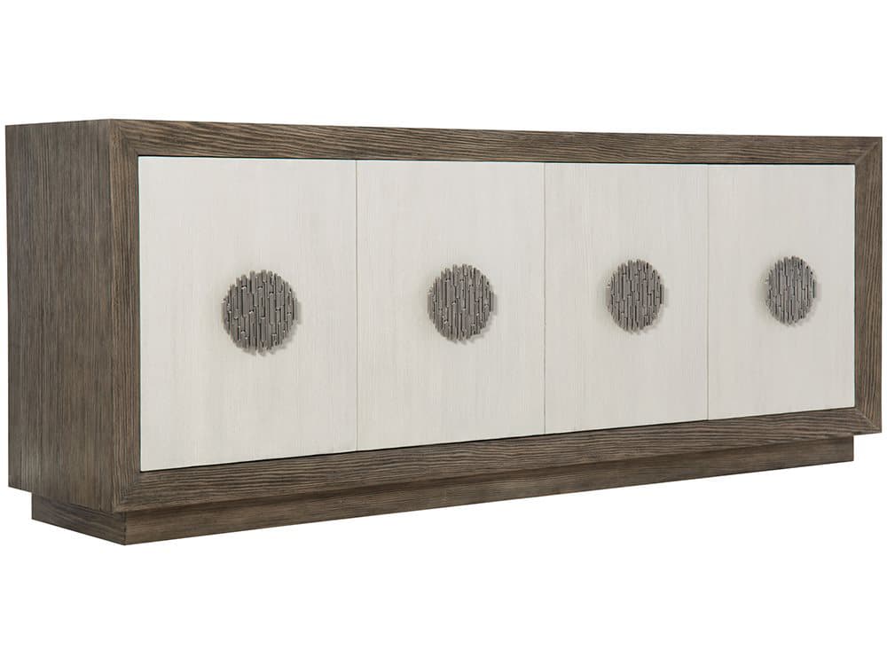 Bernhardt Luca 125" Quartered Pine Clove Entertainment Credenza