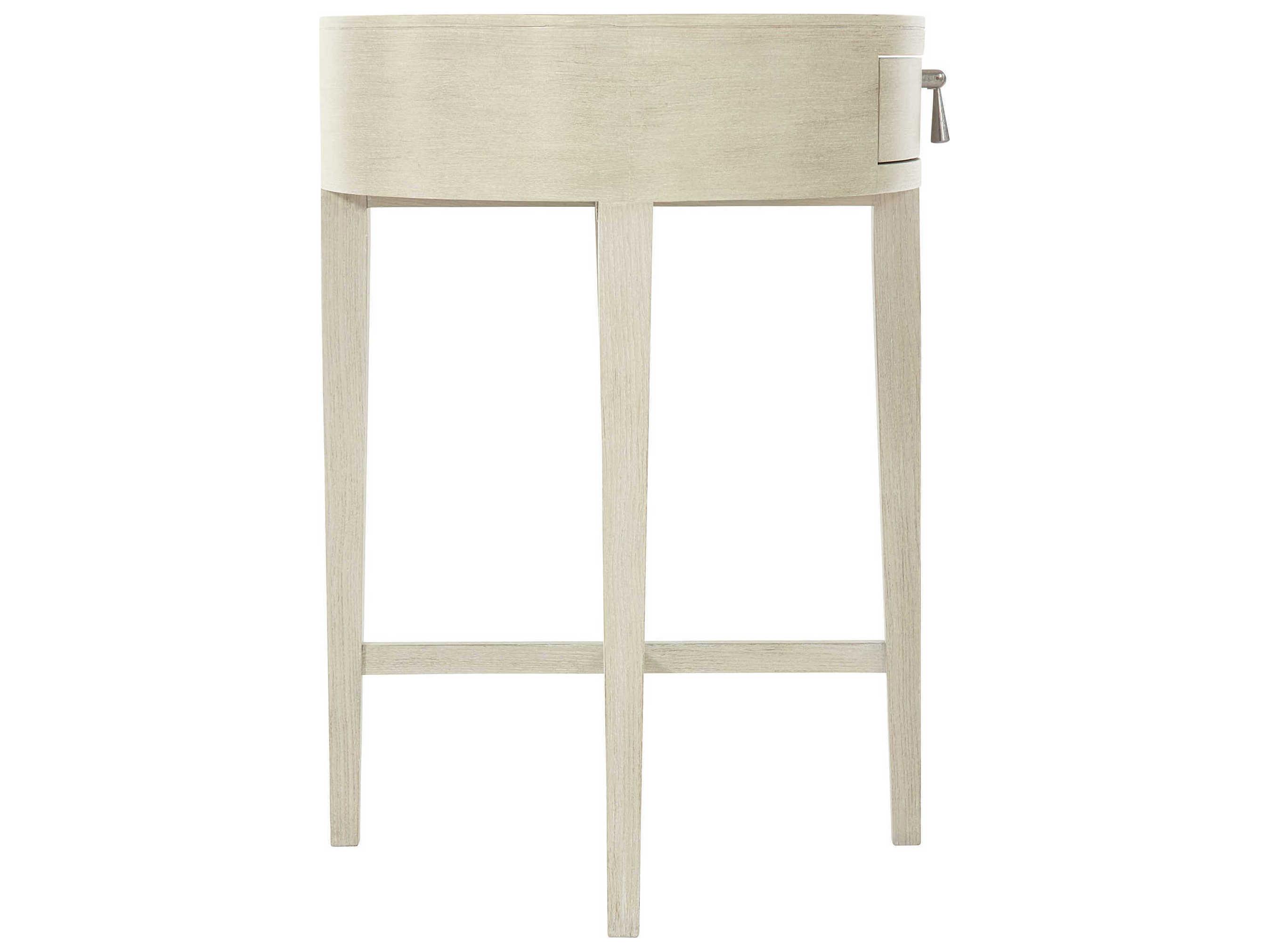 Bernhardt East Hampton 1-Drawer White Ash Wood Nightstand