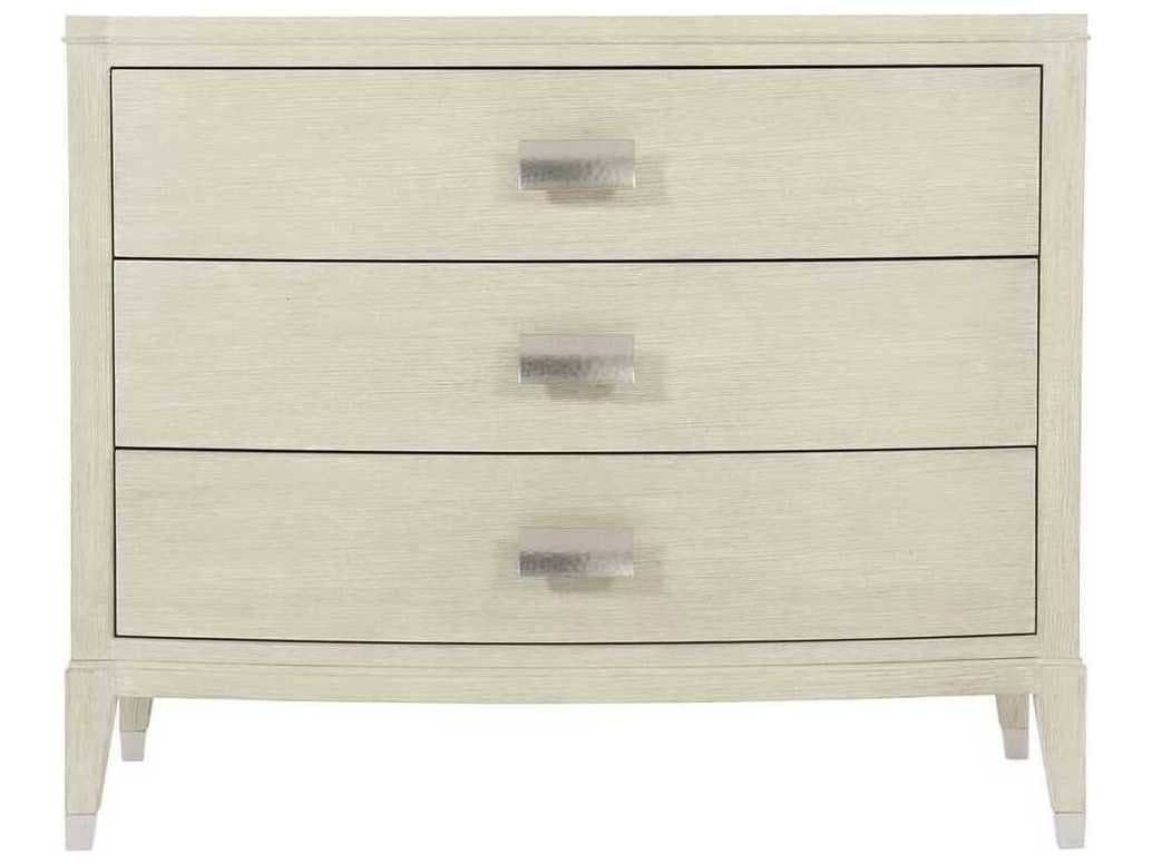 Bernhardt East Hampton 3-Drawers White Ash Wood Nightstand