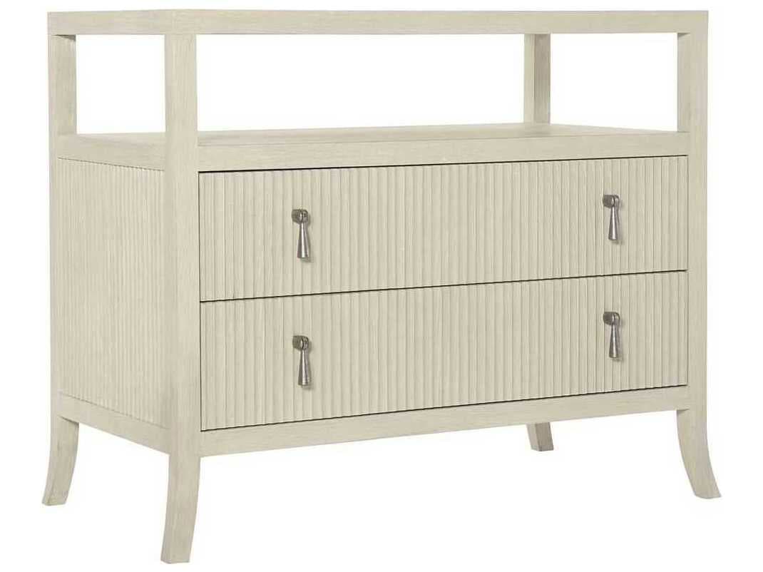 Bernhardt East Hampton 2-Drawers White Ash Wood Bachelor's Chest