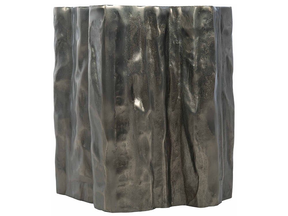 Bernhardt Interiors Zephyr Metal Graphite Drink Table