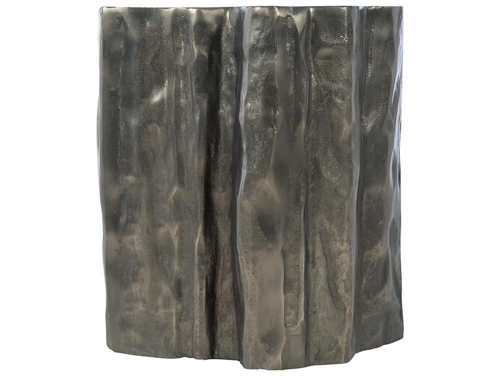 Bernhardt Interiors Zephyr Metal Graphite Drink Table