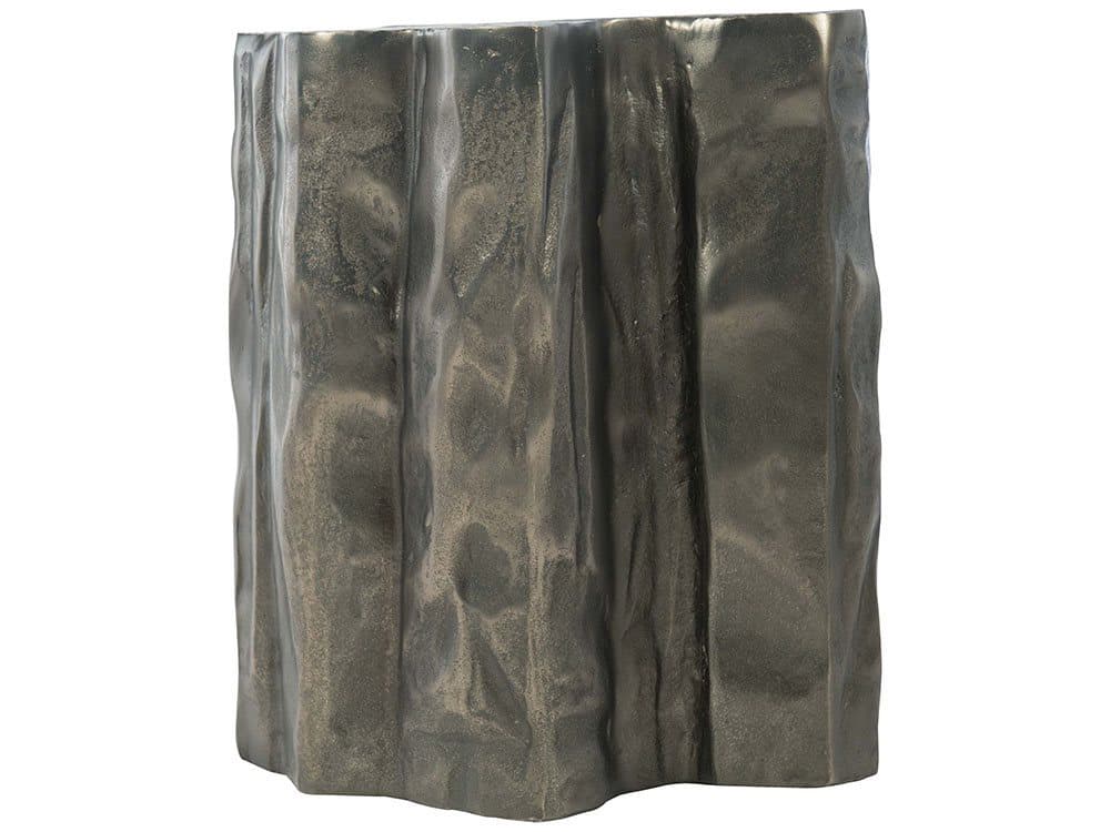 Bernhardt Interiors Zephyr Metal Graphite Drink Table