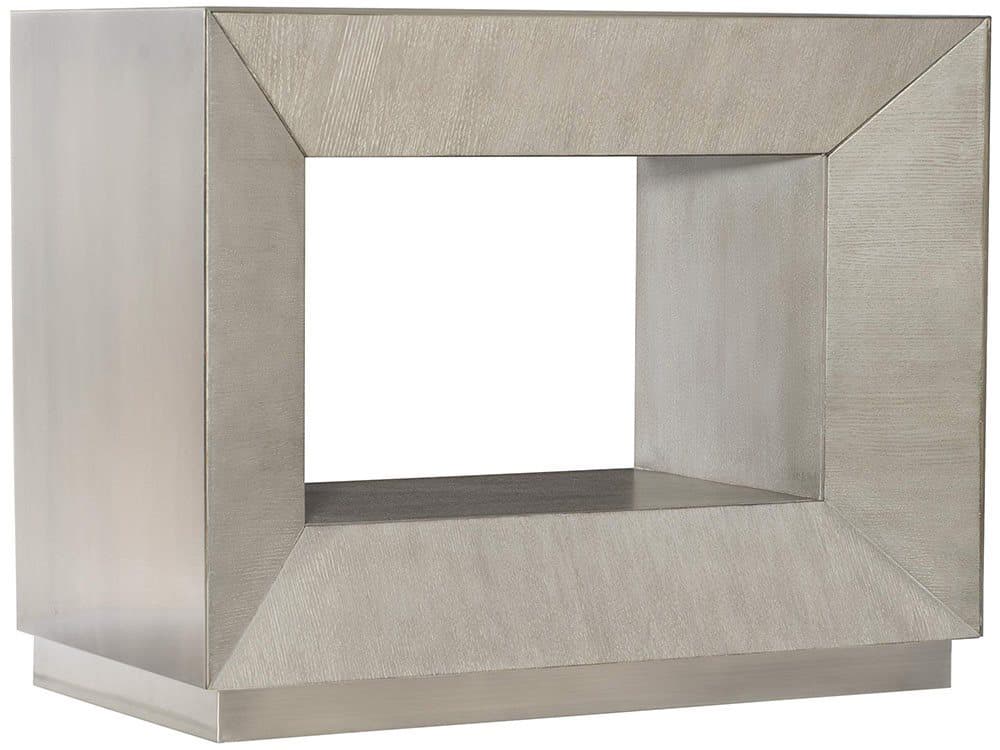 Bernhardt Trane 1-Drawer Gray Nightstand