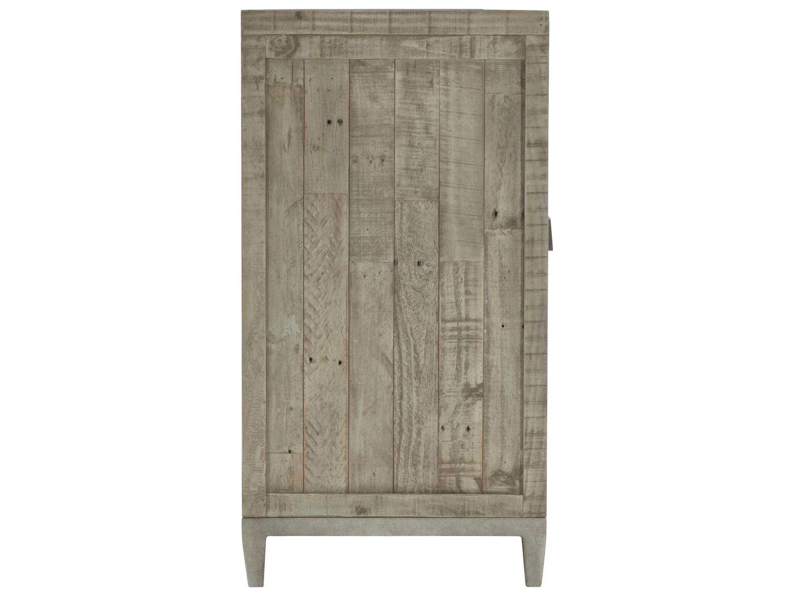 Bernhardt Highland Park Shaw 7-Drawers Gray Pine Wood Double Dresser