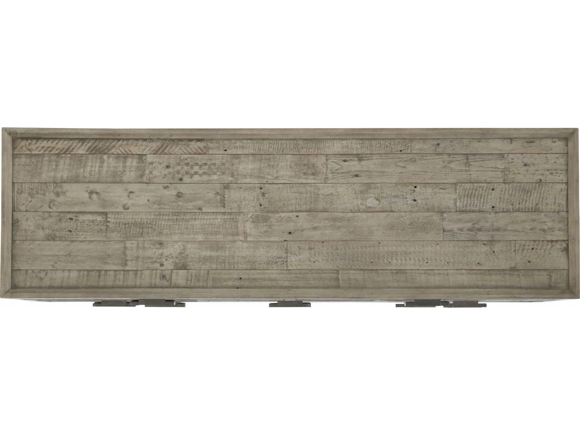 Bernhardt Highland Park Shaw 7-Drawers Gray Pine Wood Double Dresser