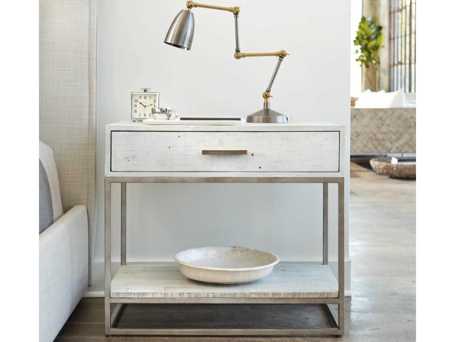 Bernhardt Highland Park Alvar 1-Drawer Pine Wood Nightstand