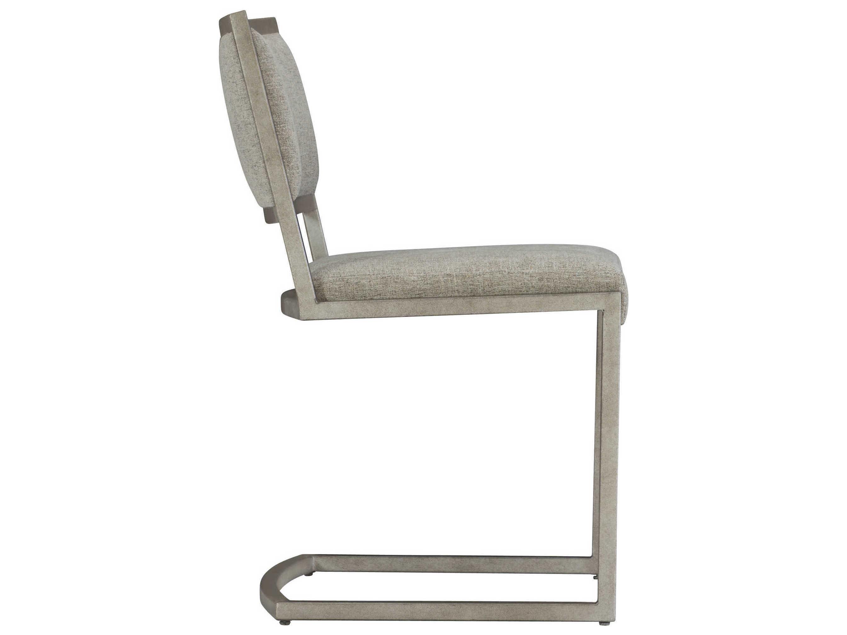 Bernhardt Highland Park Ames Gray Upholstered Side Dining Chair
