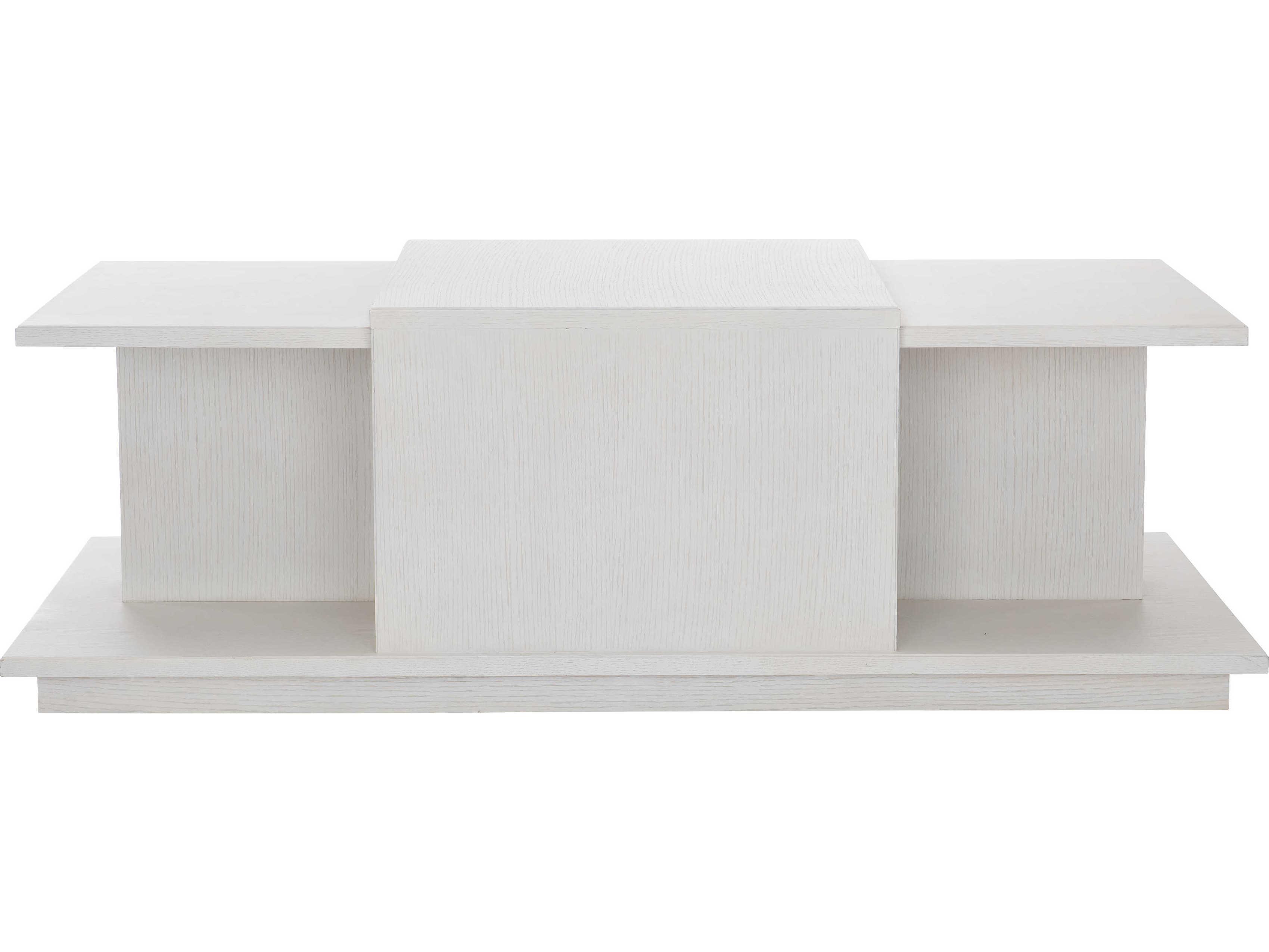 Bernhardt Arnette Rectangular Wood White Cocktail Table